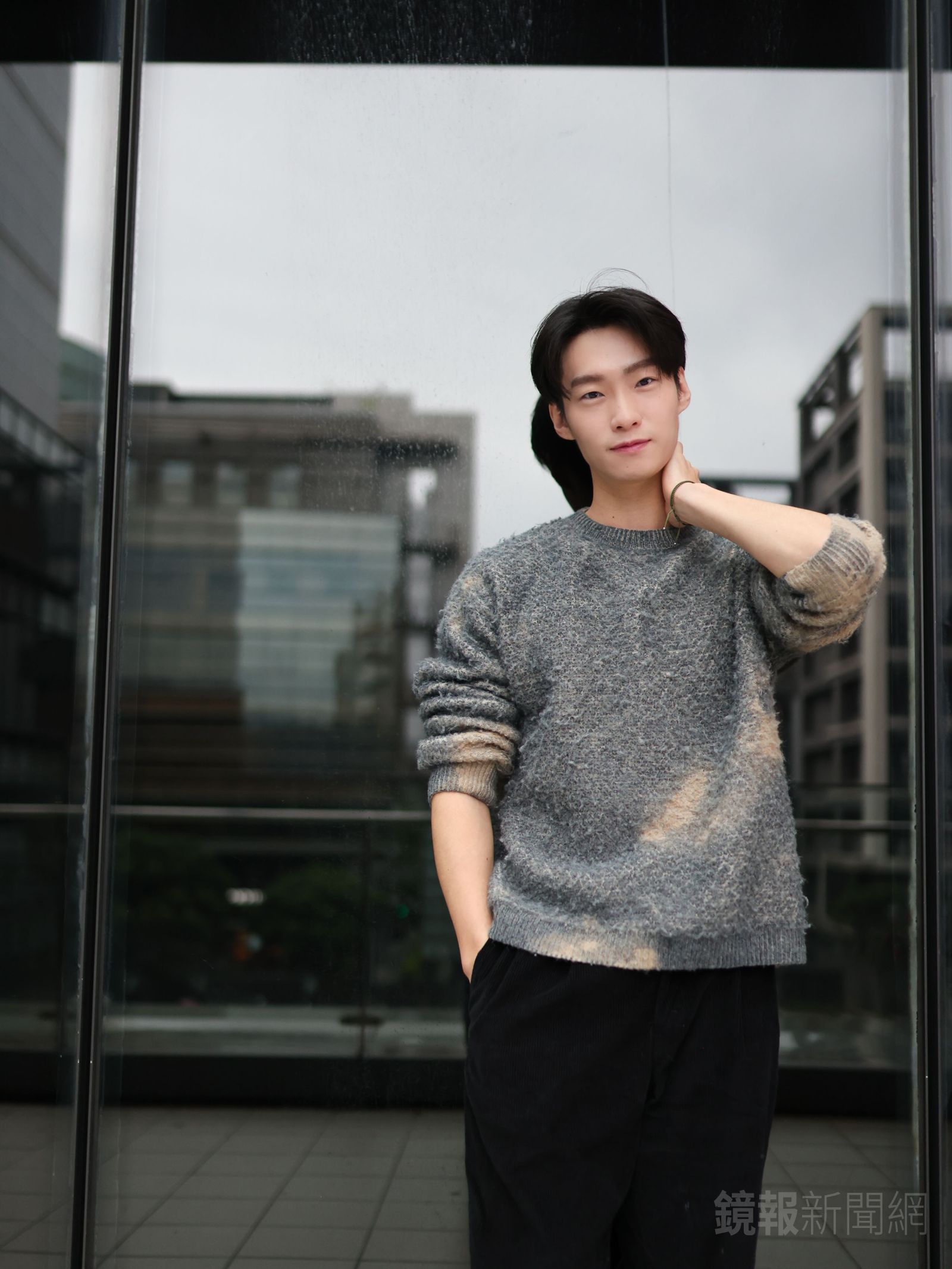 洪義坦然面對投票墊底一事。劉耀勻攝