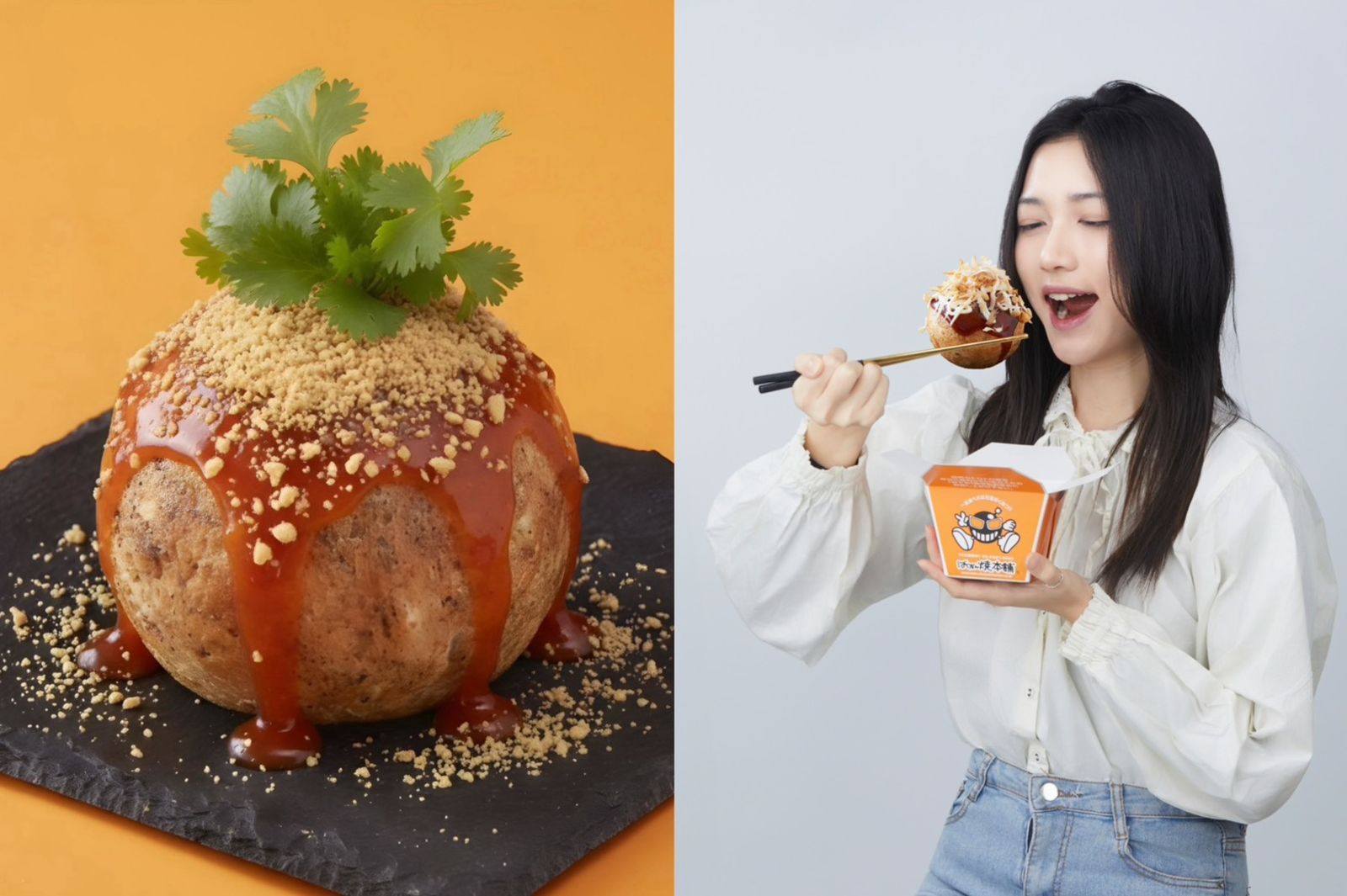 比拳頭還大！日本巨無霸章魚燒推超台香菜花生粉＋甜辣醬限定口味