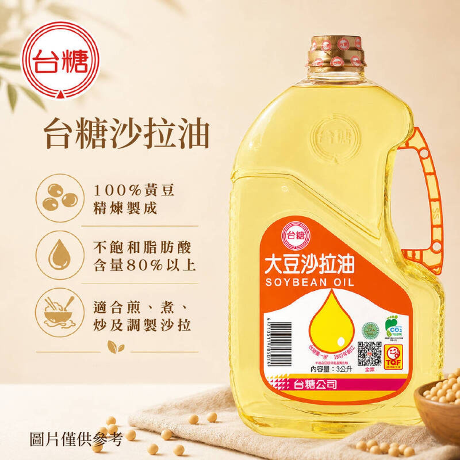 中聯油脂風暴止血!台糖油32驗合格准賣 2881公噸今起回歸通路