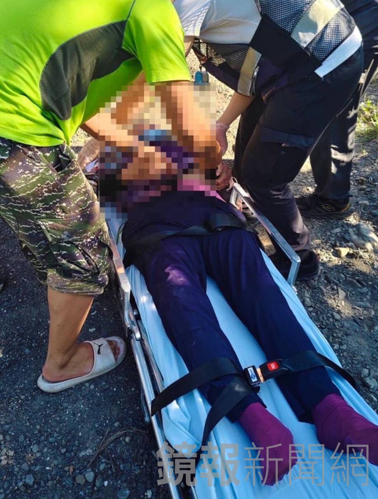 高雄農婦遭虎頭蜂攻擊。翻攝照片