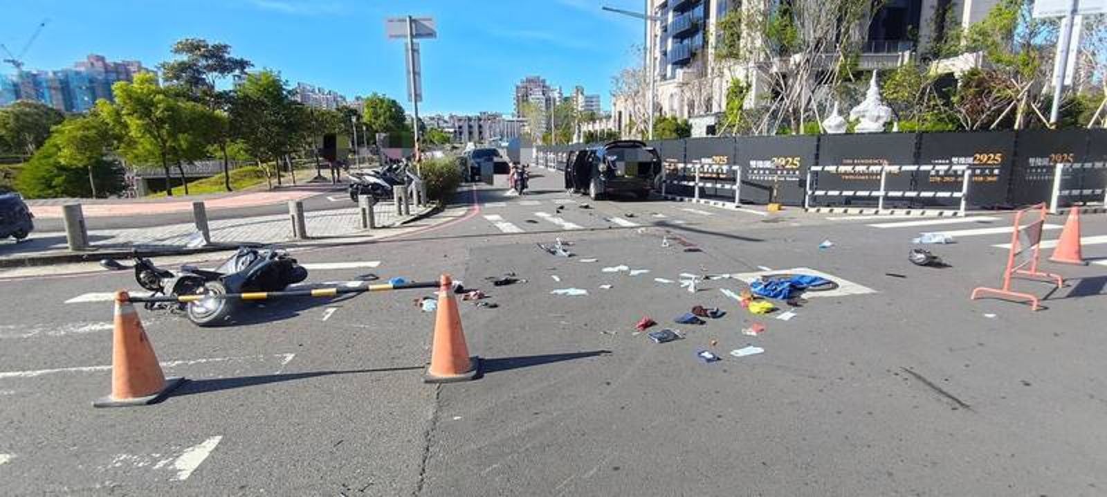 台中北屯驚悚車禍！休旅車撞飛67歲騎士　越南移工棄車落跑後投案