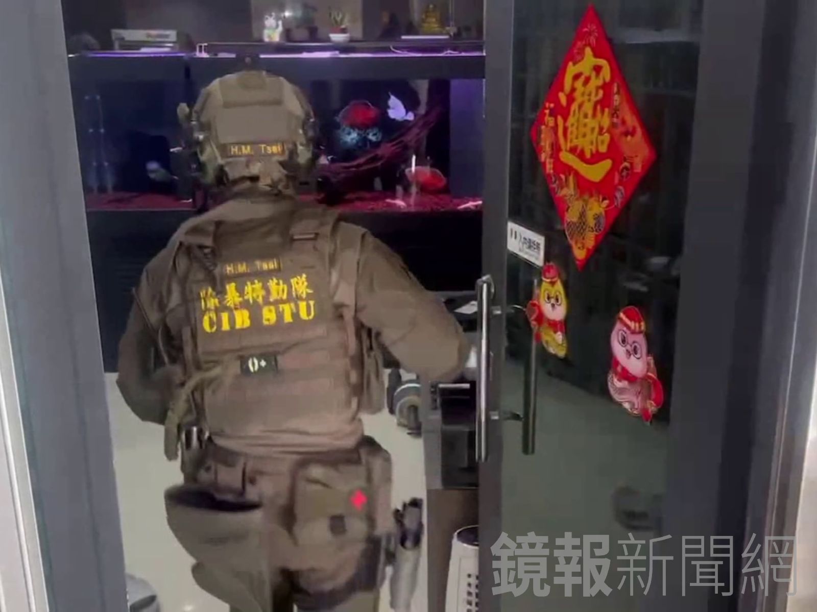 竹聯幫西堂涉詐欺恐嚇,還在幫派據點供養大量嬰靈。翻攝畫面