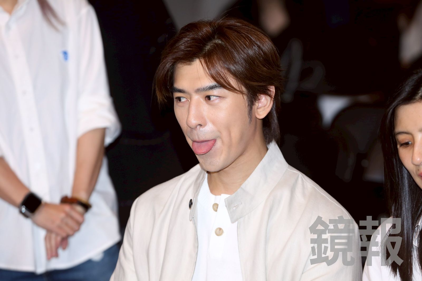 陳柏霖面對媒體追問婚訊,頻頻四兩撥千斤。李鍾泉攝