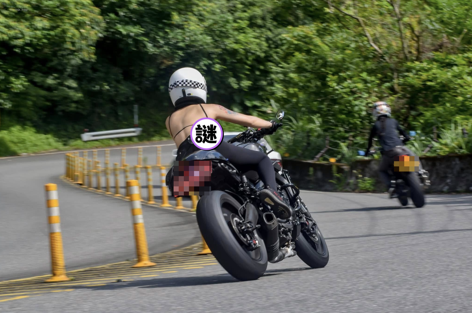 重機正妹跑山「偉大氣息」溢出！真實身份找到了