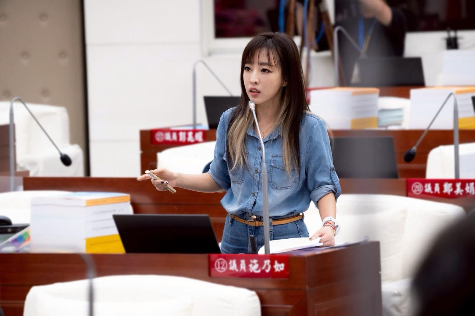 民進黨新竹市黨部主委施乃如曾獲賴清德徵詢參選市長意願,但施興致缺缺。(圖/翻攝施乃如臉書)