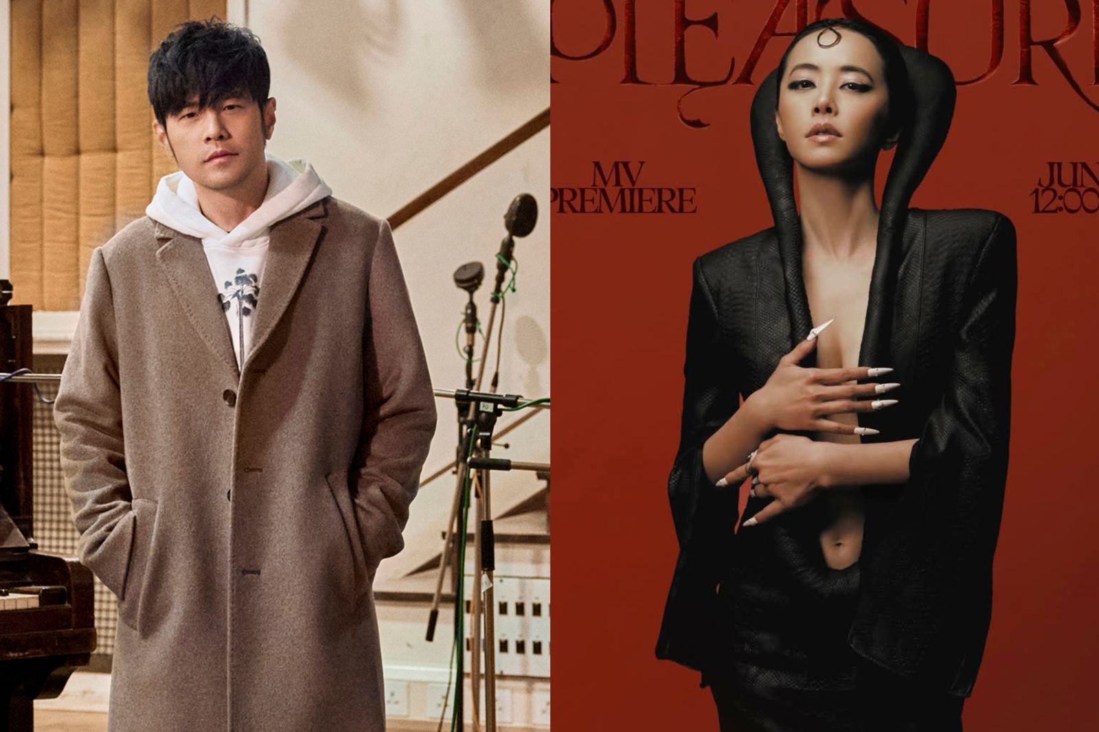 雙J正面開戰！蔡依林美胸若隱若現交手舊愛周杰倫