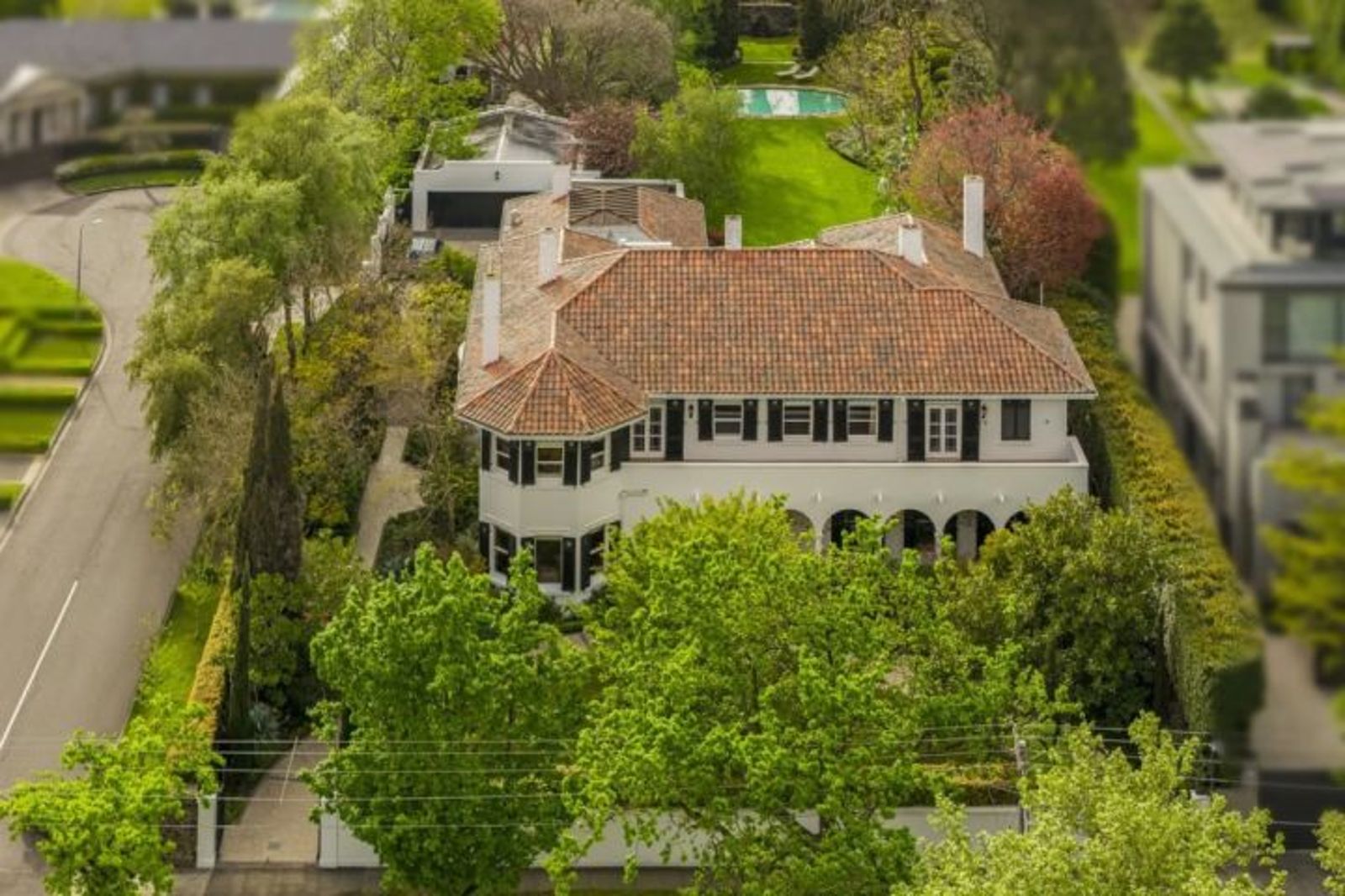 周杰倫花11億在墨爾本買下百年莊園豪宅。翻攝網站＠Domain