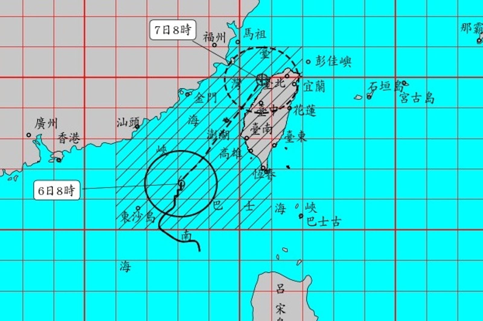 丹娜絲將升中颱！海水溫度助增胖　吳德榮警告以「最強姿態」進台灣海峽　