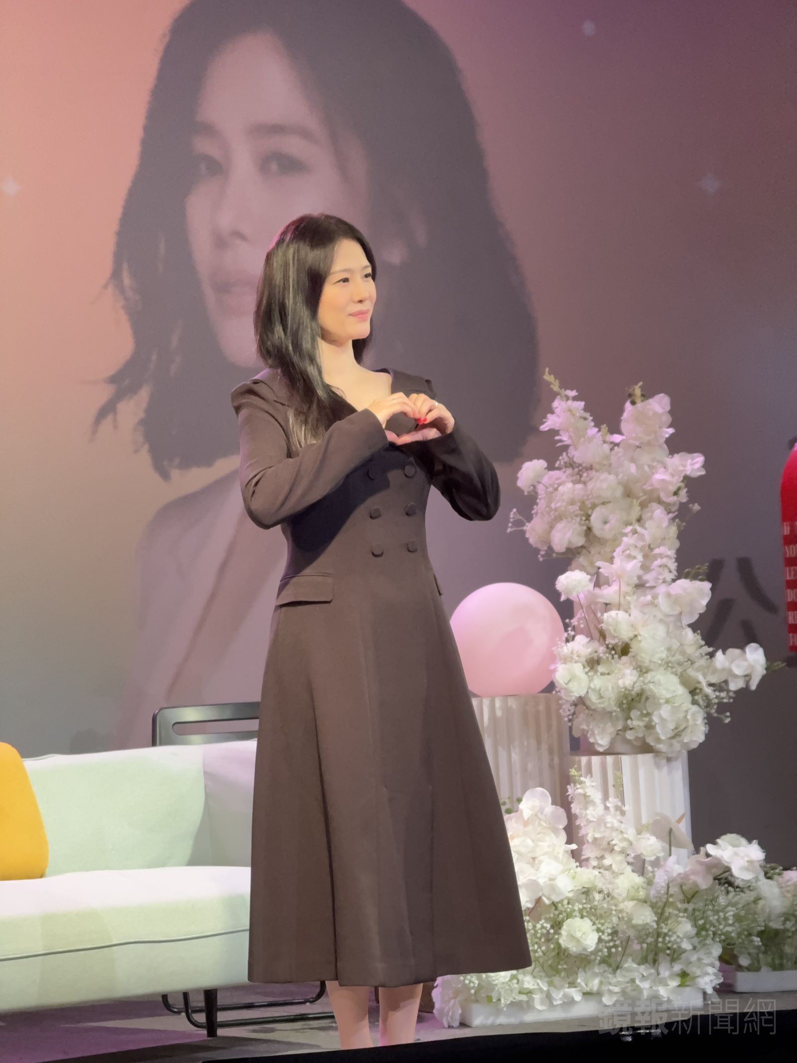 南韓視后金賢珠與粉絲聊天聊了將近2小時，後來還感動落淚。潘佳琪攝