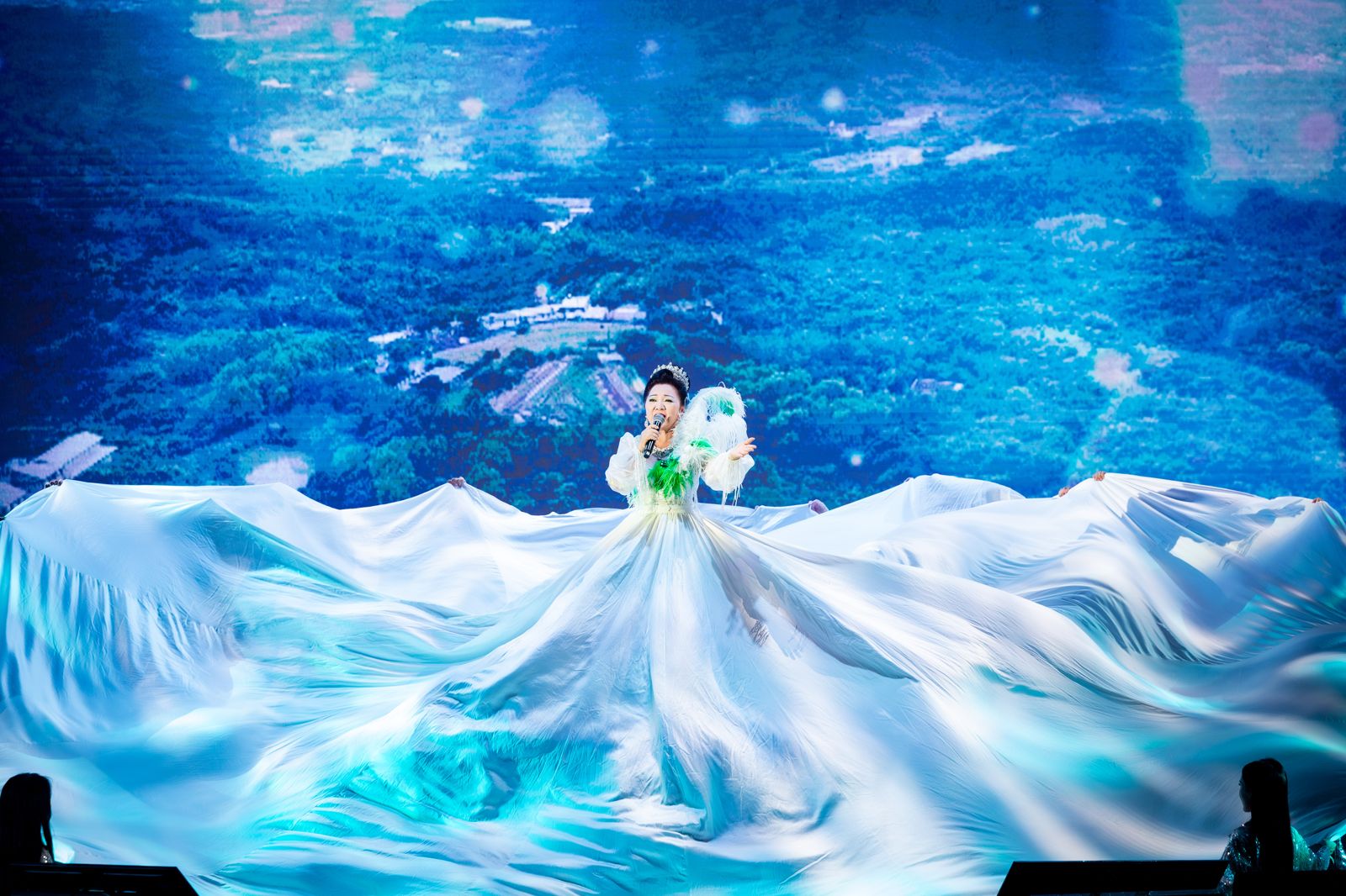 114國慶晚會，白冰冰表演。三立提供