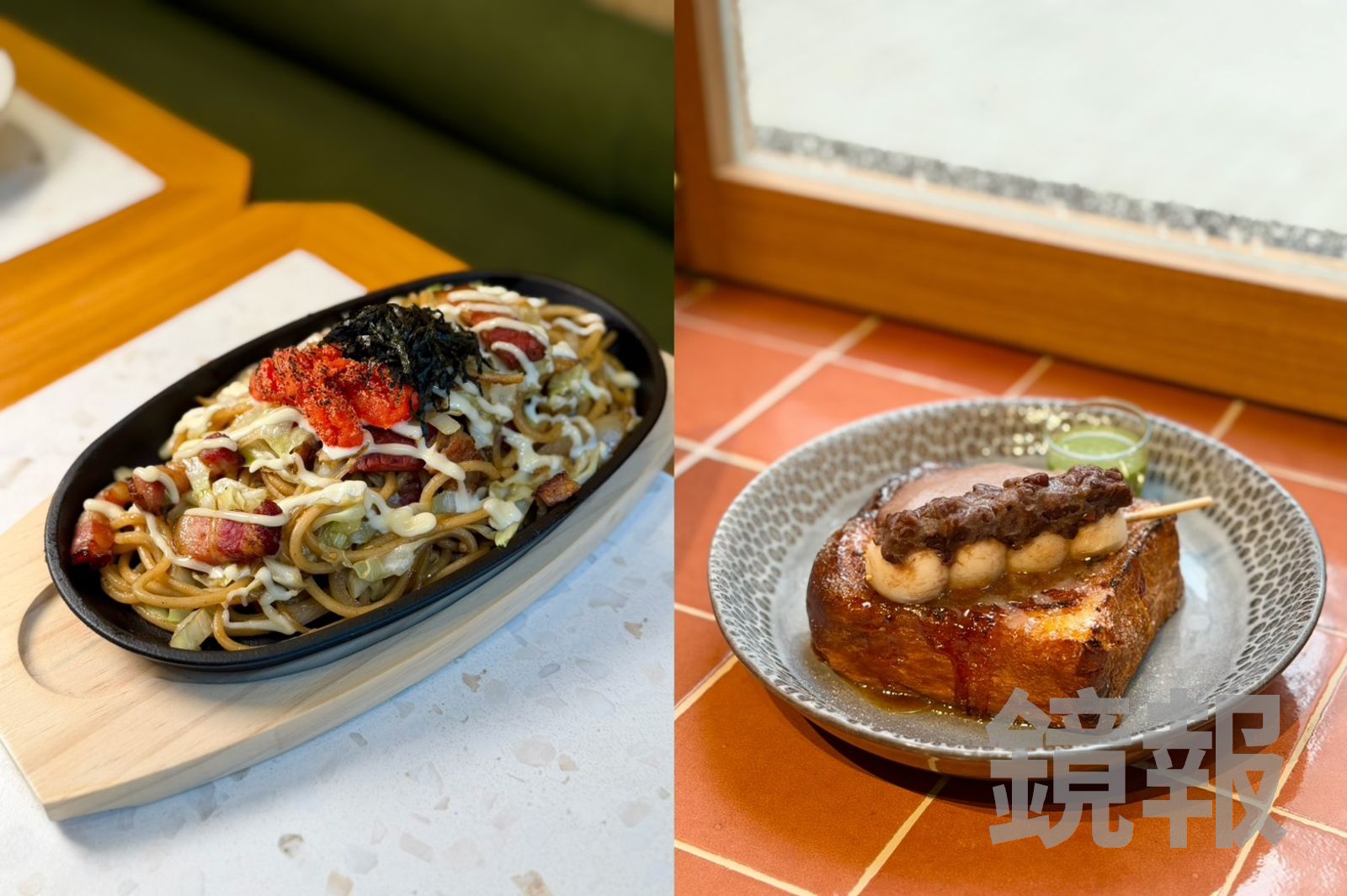 正男報食事/鹹香燒麵+抹茶紅豆極厚布蕾太強!pastaio noodle café忠孝店甜鹹雙殺