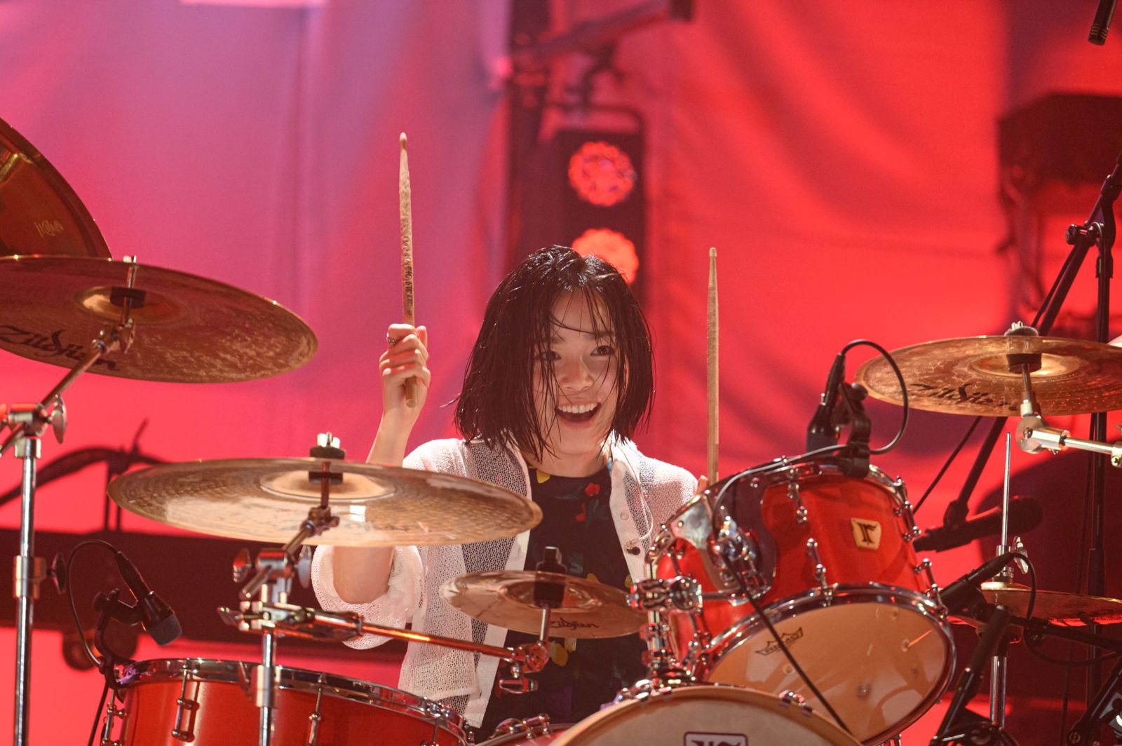 女主角宮崎悠飾演鼓手。Netflix提供