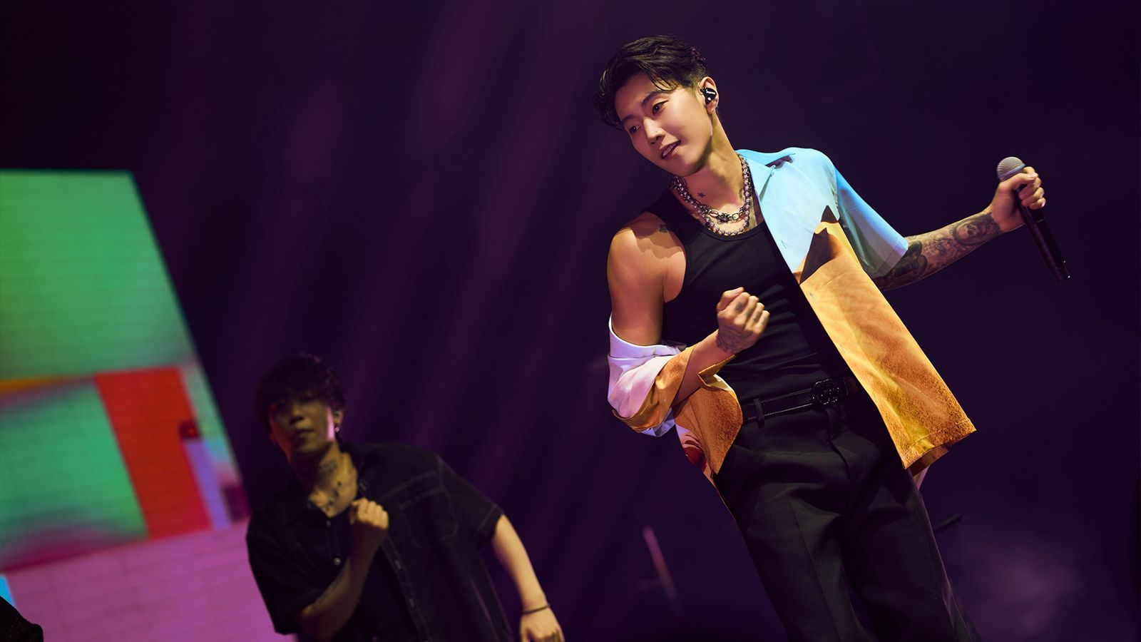 Jay Park 朴載範熱門夯曲不間斷,還狂對歌迷說情話。Live Nation Taiwan提供