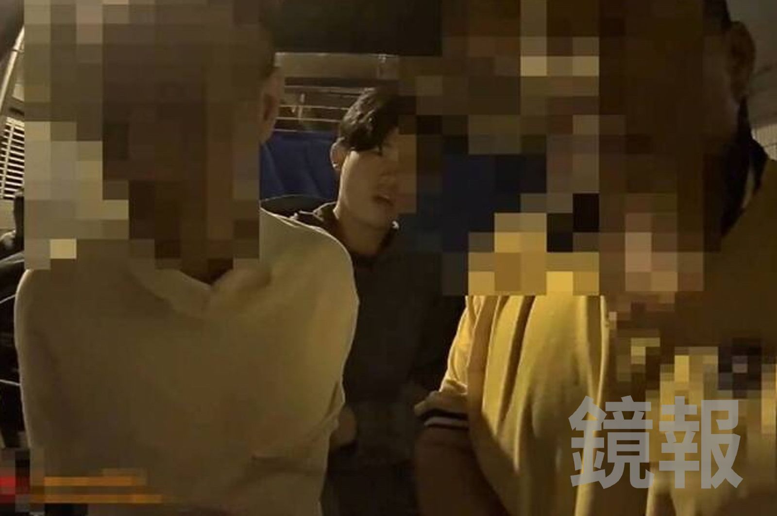 警方將嫌犯拘提到案。民眾提供