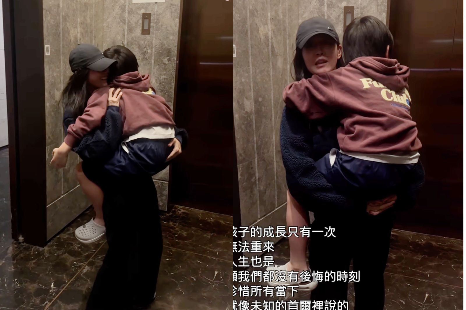 方志友已快要抱不動兒子。翻攝IG @beatricefang