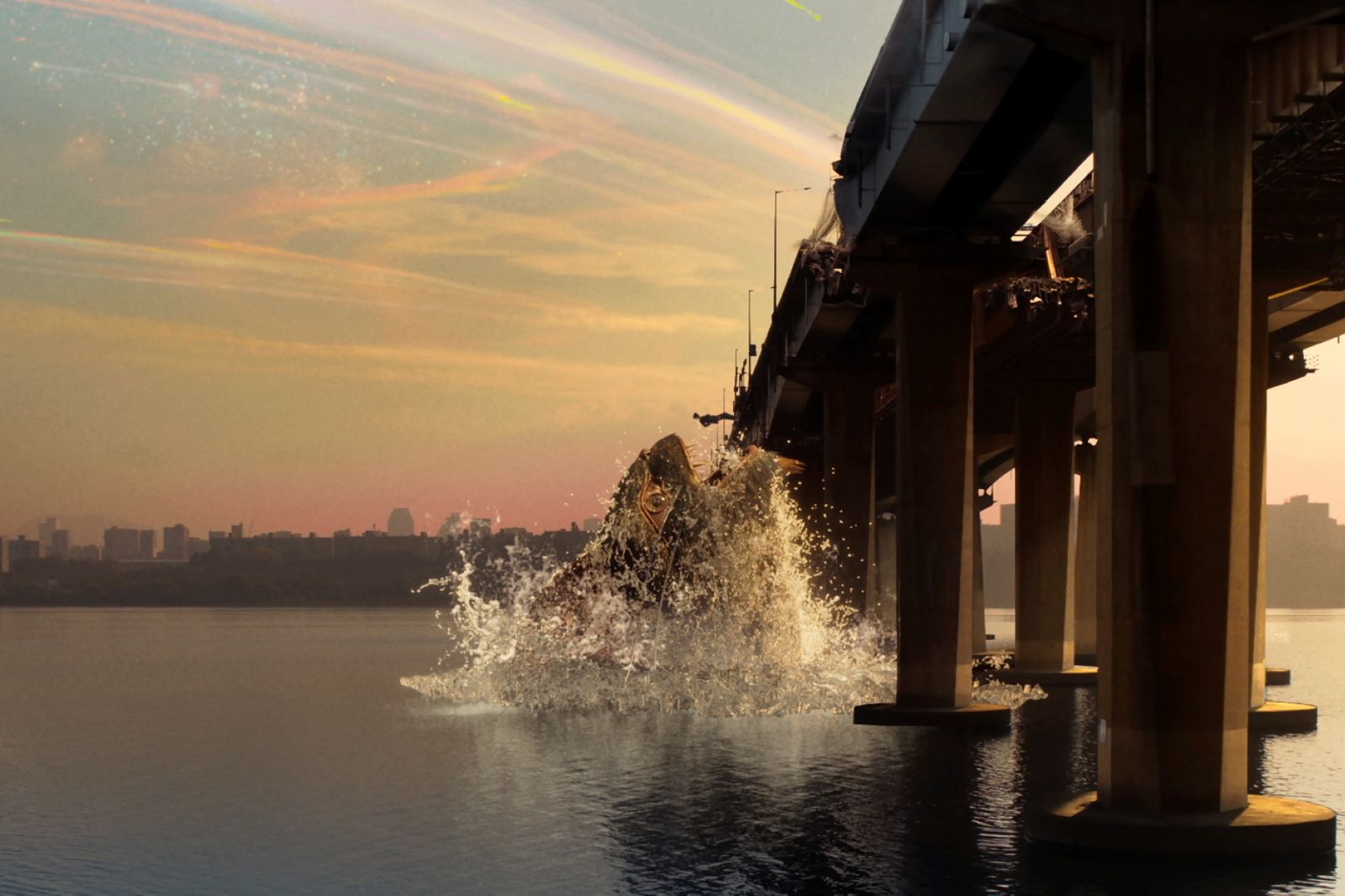 《全知讀者視角》原著中的怪物「魚龍」，透過前導預告首度亮相。 采昌提供