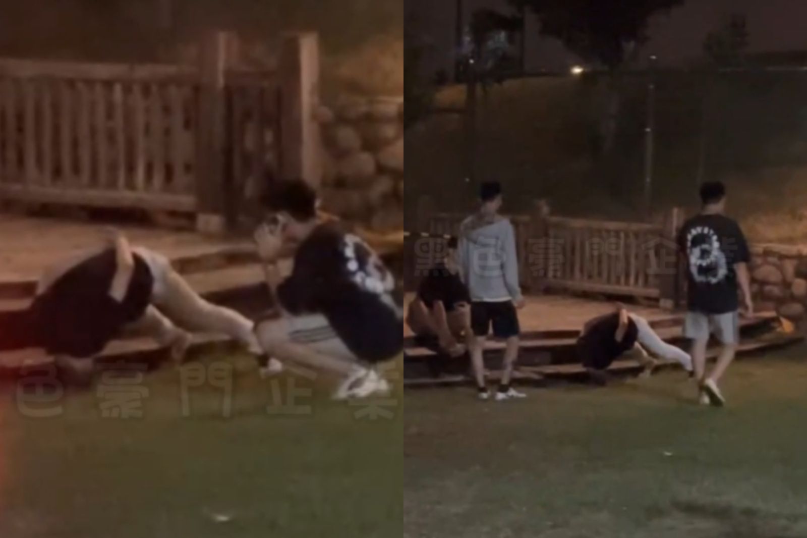 偷吃好友未婚妻！台中男遭抓包「頭腳拱橋」撐地道歉　詭異畫面曝光