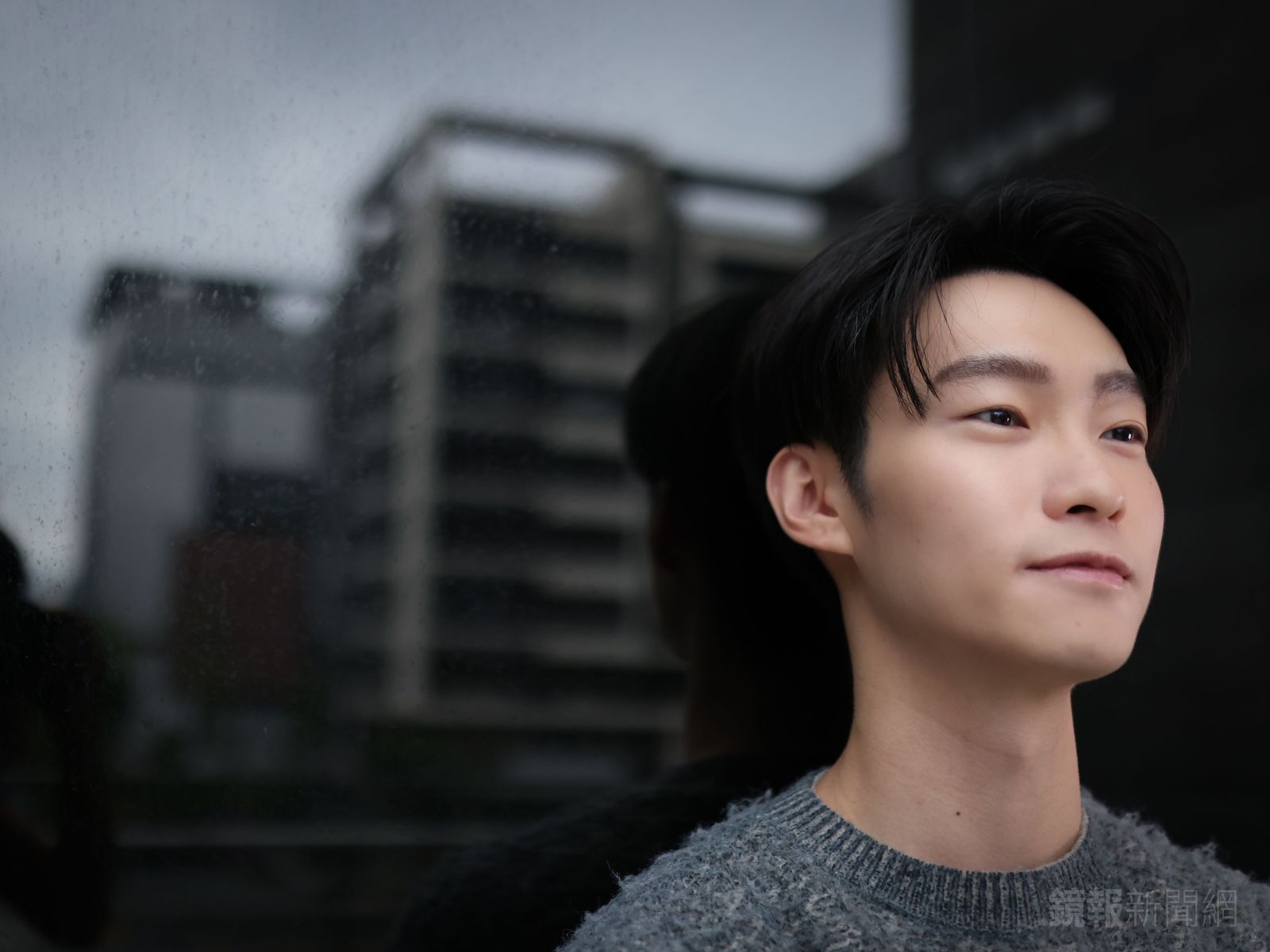 洪義仍朝演員路邁進。劉耀勻攝