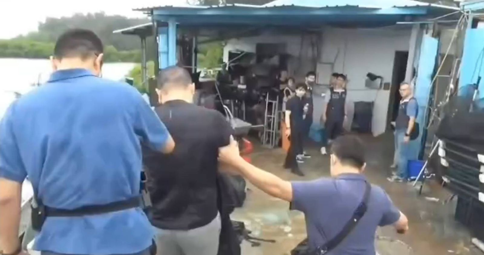 市值2億毒窟藏身魚塭!調查局台南處台江國家公園旁破獲大型安毒工廠 密室夾層逮主嫌