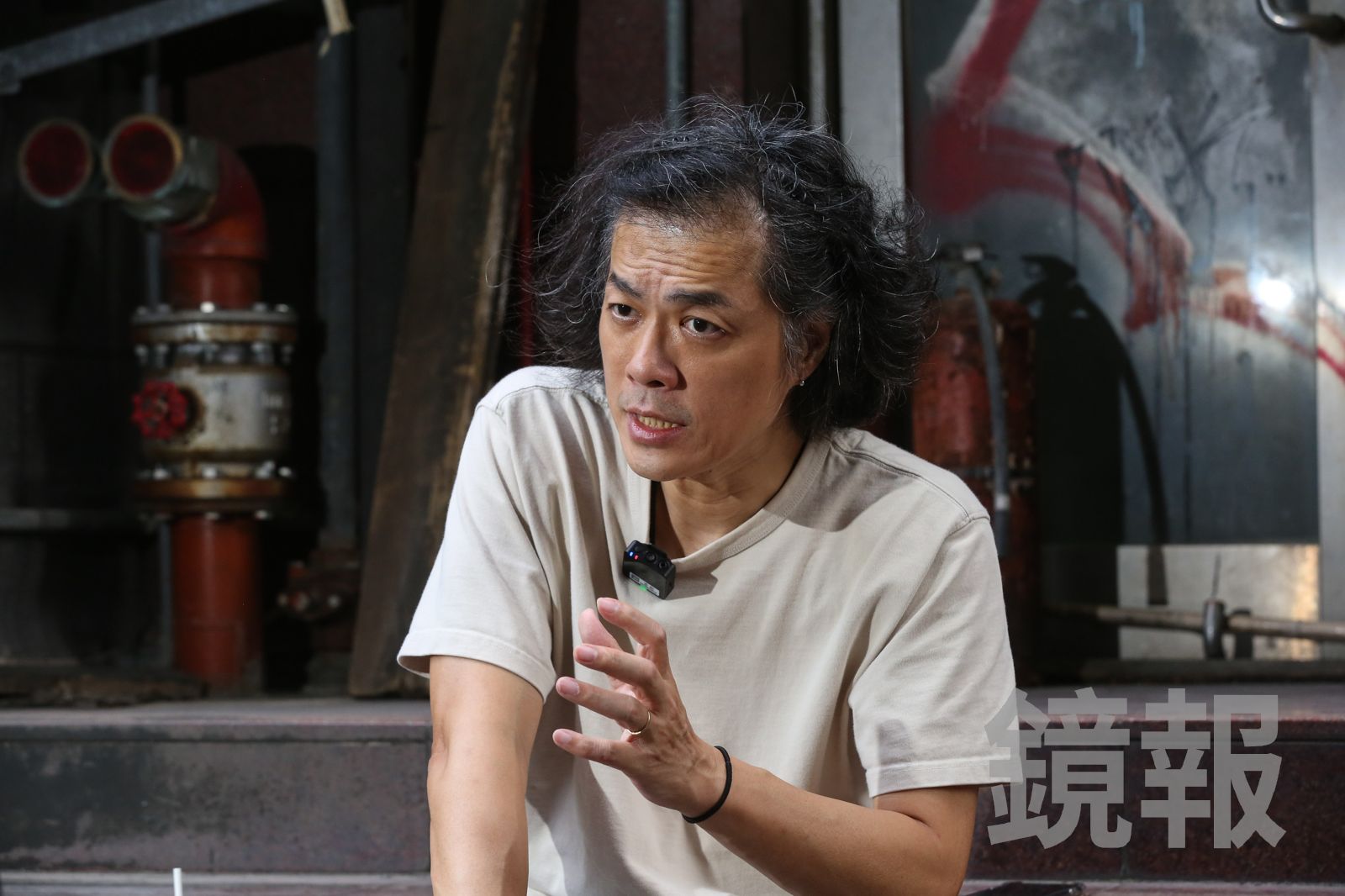 羅景壬導演採「自訴」方式提告，希望減少浪費司法資源。董孟航攝