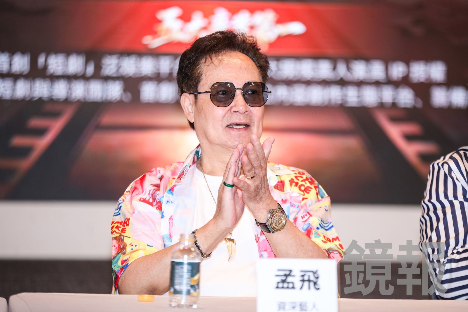 孟飛定期接受健康檢查。鄒保祥攝