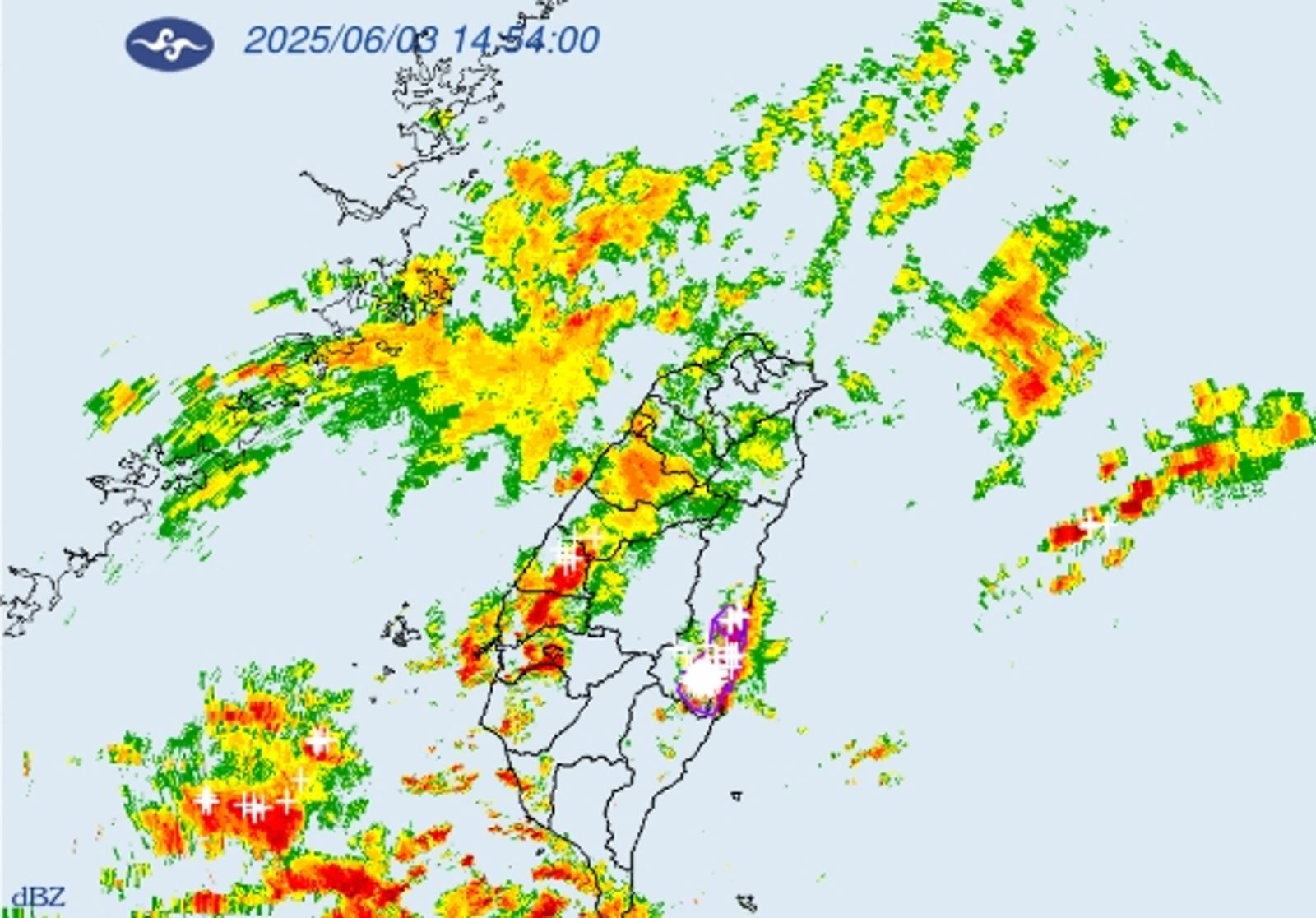 快訊/雨彈狂炸!2縣市豪雨襲擊 16縣市大雨特報