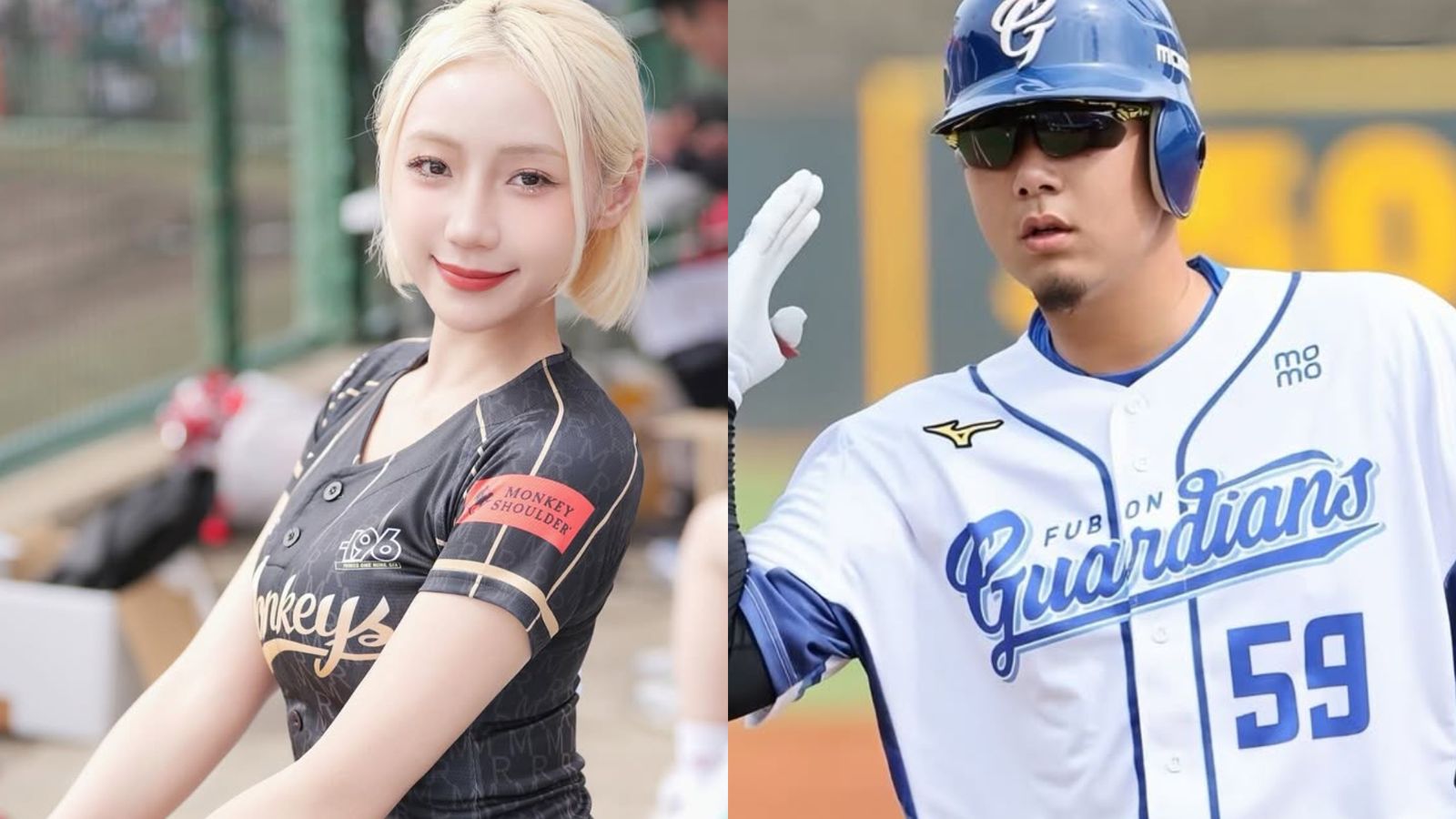 啦啦隊女神卉妮「跨隊約會」球員！甜蜜逛夜市　偷襲翹臀全看光