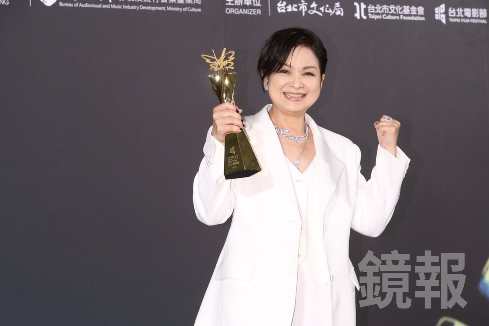 2025台北電影節／楊貴媚奪北影女配角　笑說景氣回穩「我會漲價不手軟」