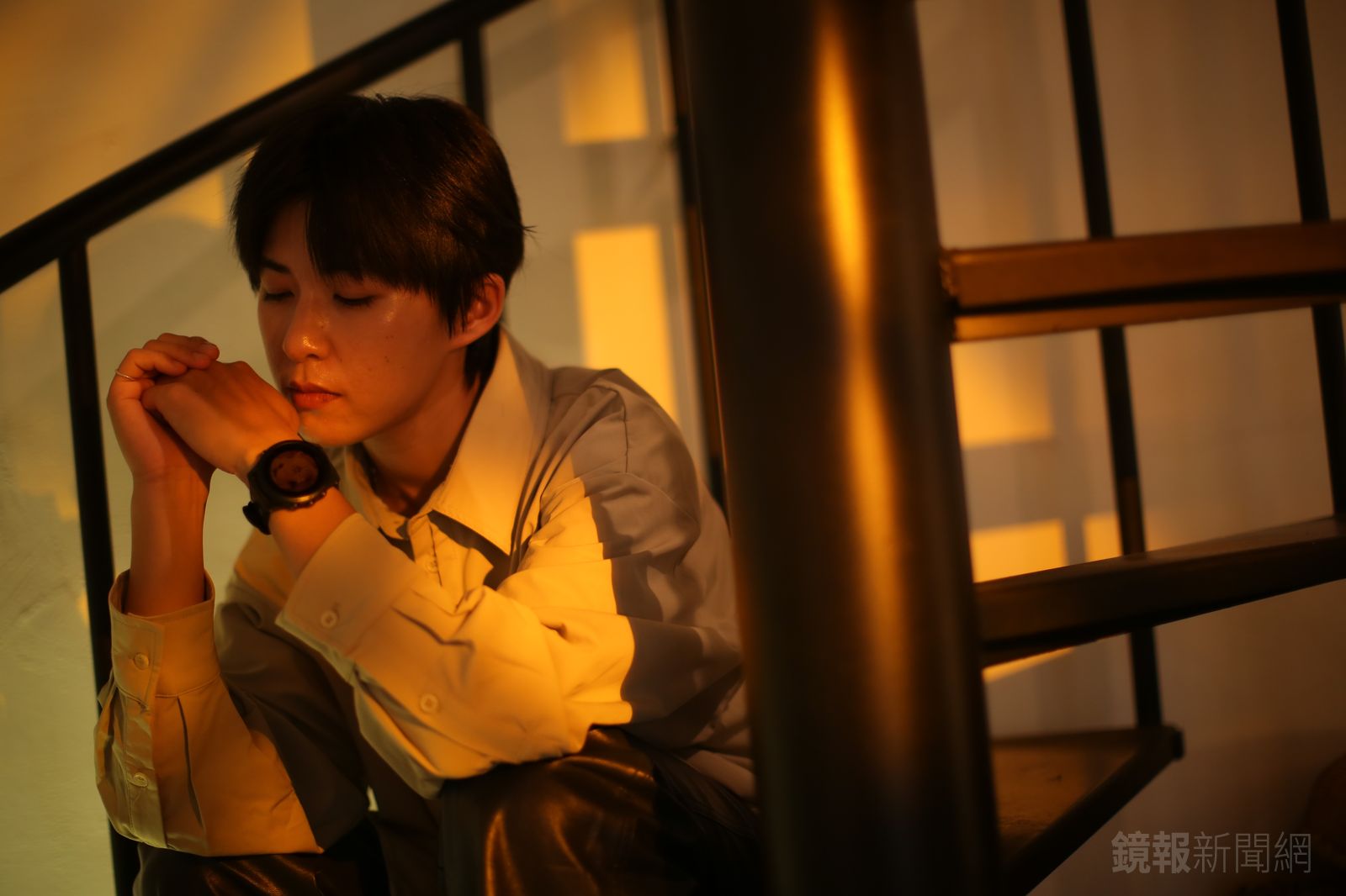 王彙筑個性謙卑坦言入圍金曲壓力大。攝影李鍾泉