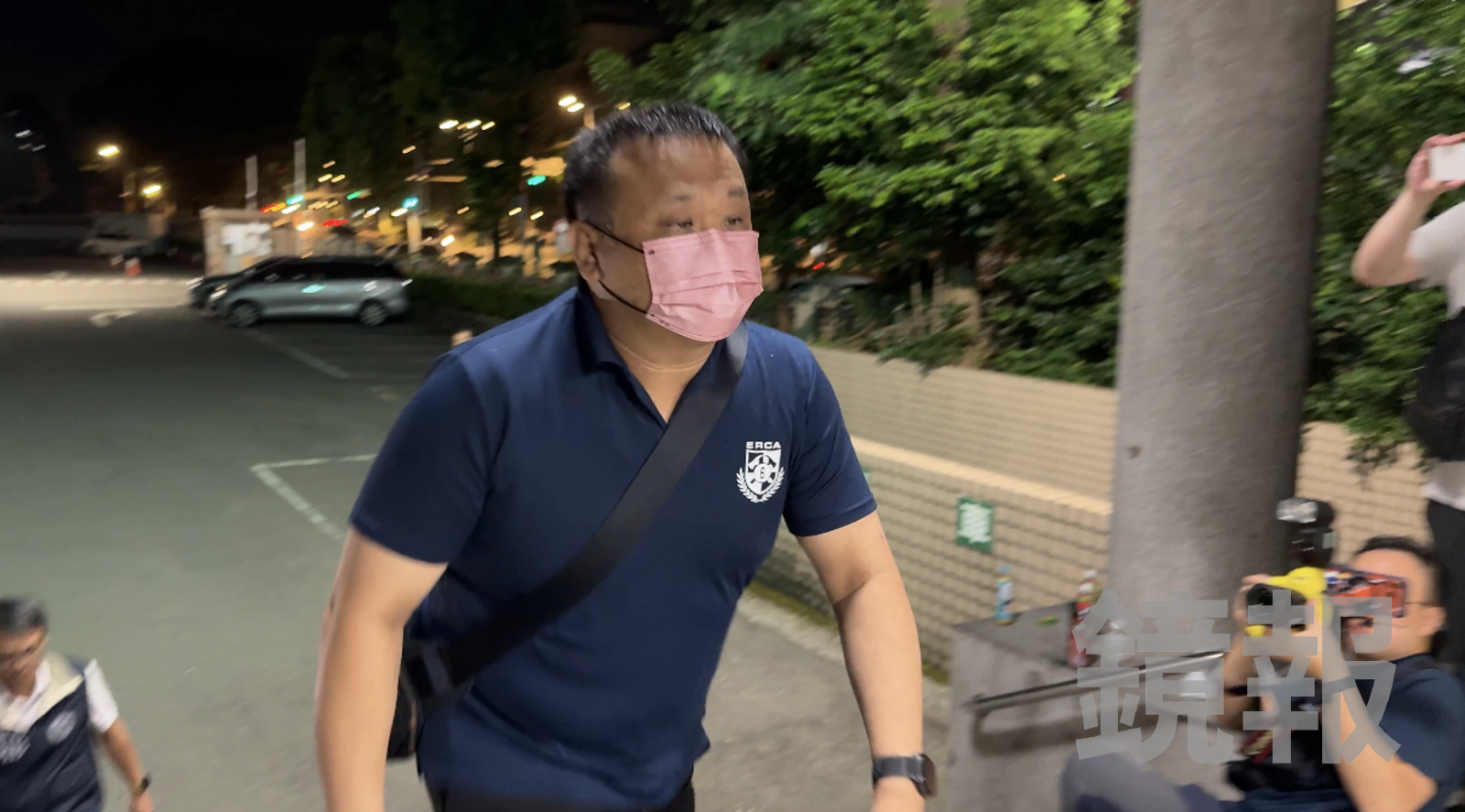 搶救科採購承辦人員陳彥彰移送地檢署。呂健豪攝