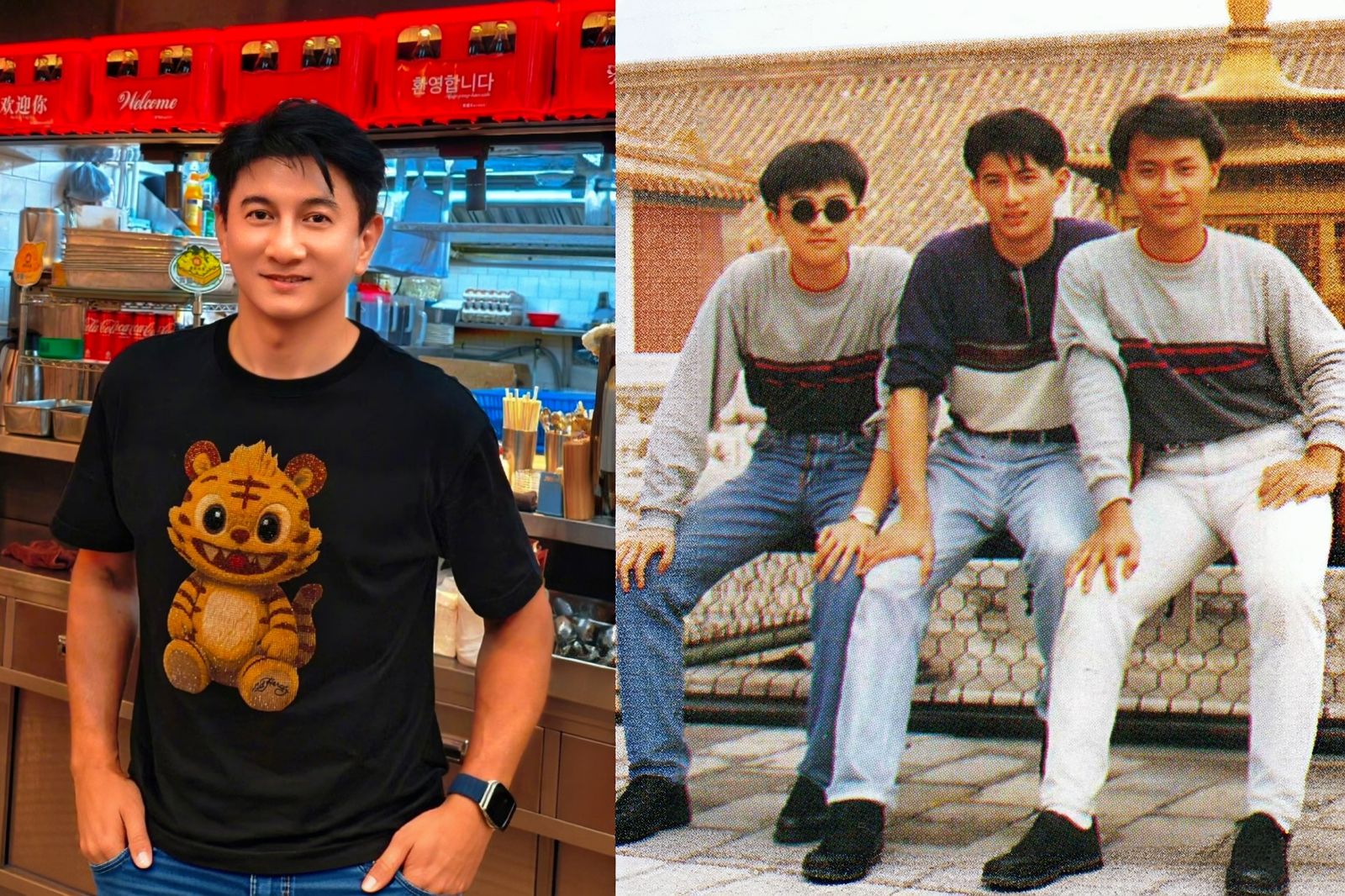 33年前小虎隊「3人合體照」經典重現!吳奇隆重返天安門「1舉動」惹議