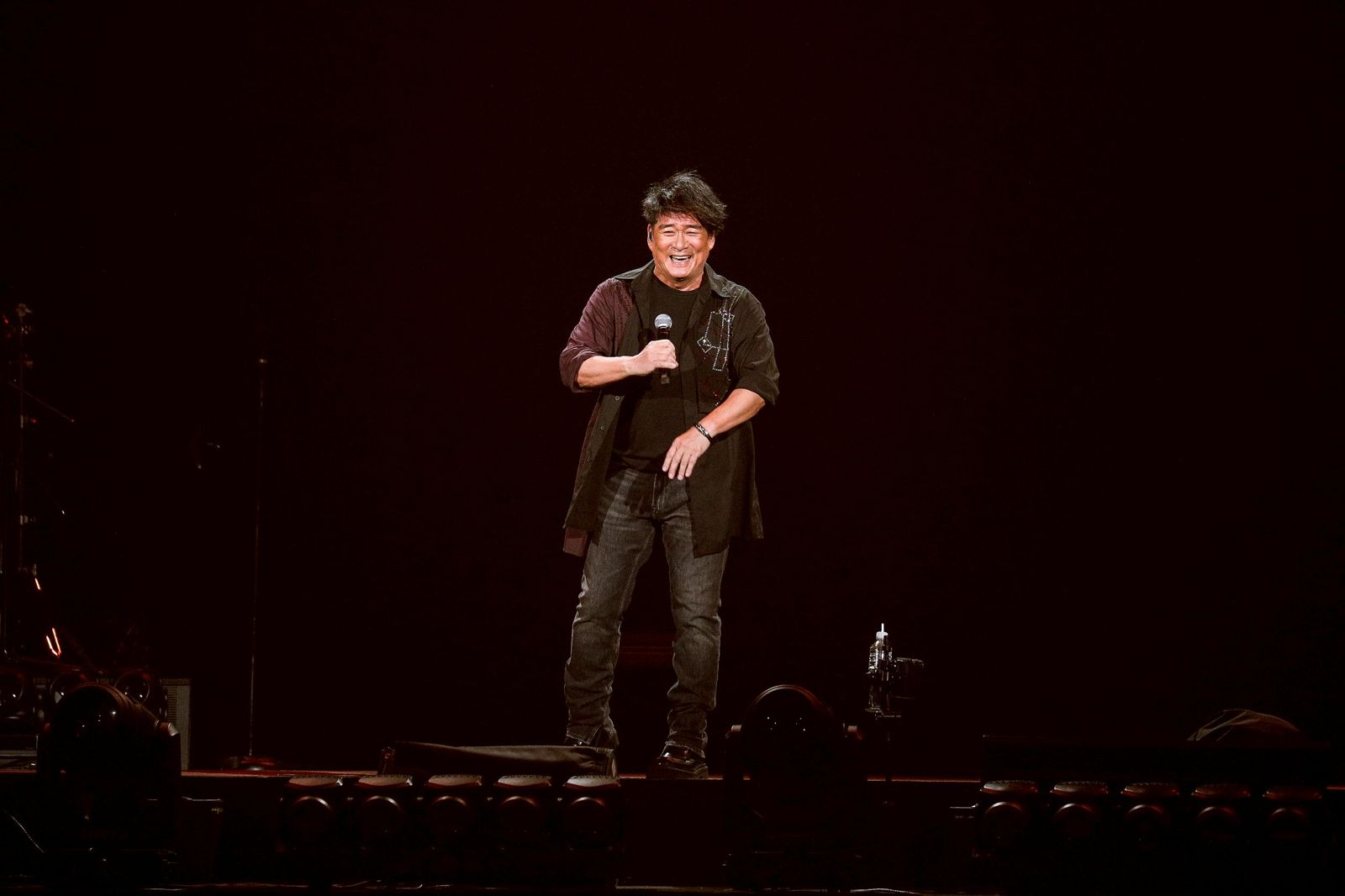 周華健20日在台北小巨蛋開唱。鄒保祥攝
