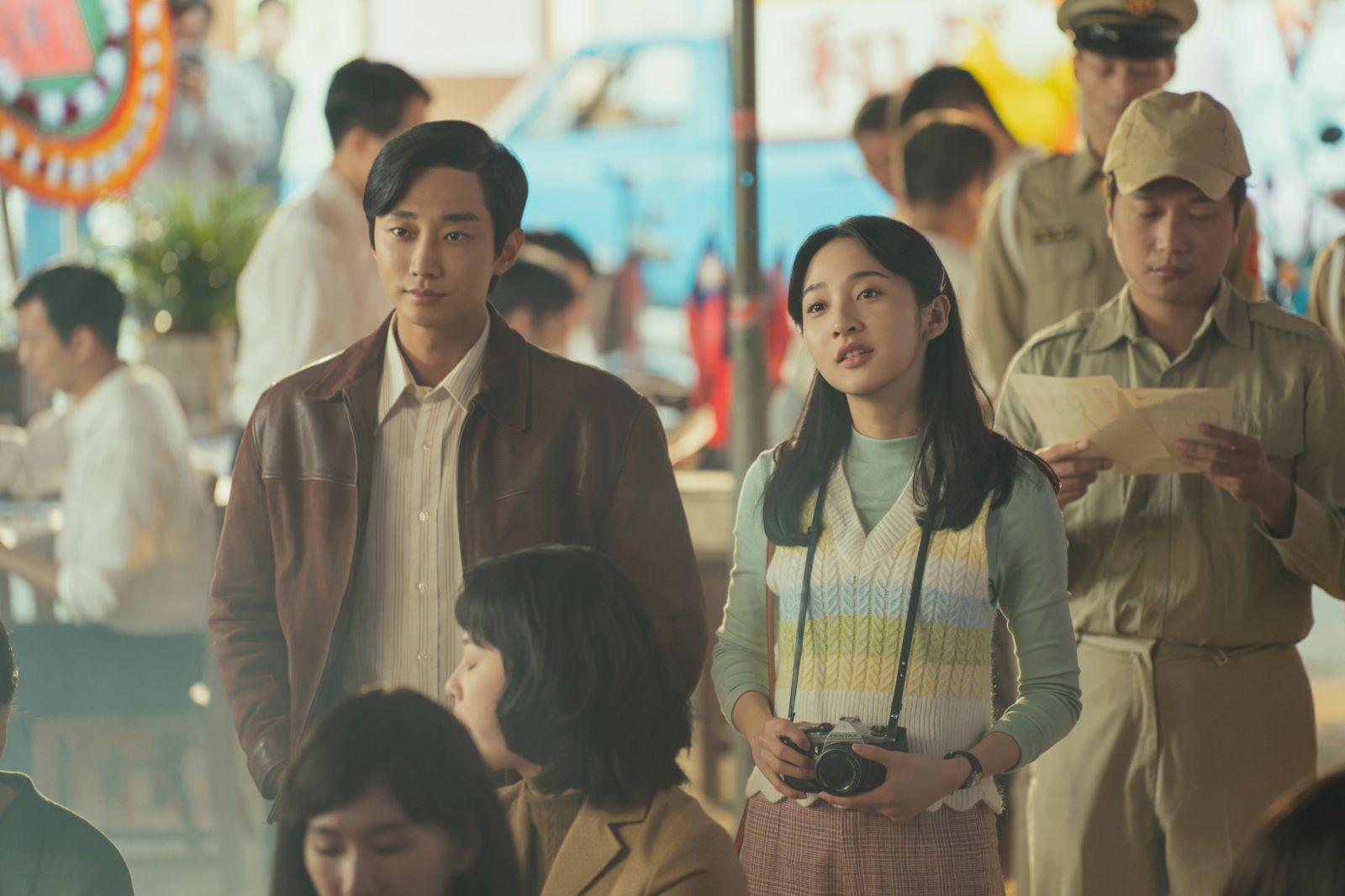 李沐和振永在《那張照片裡的我們》曖昧情愫令人心動。瀚草文創GrX STUDIO提供