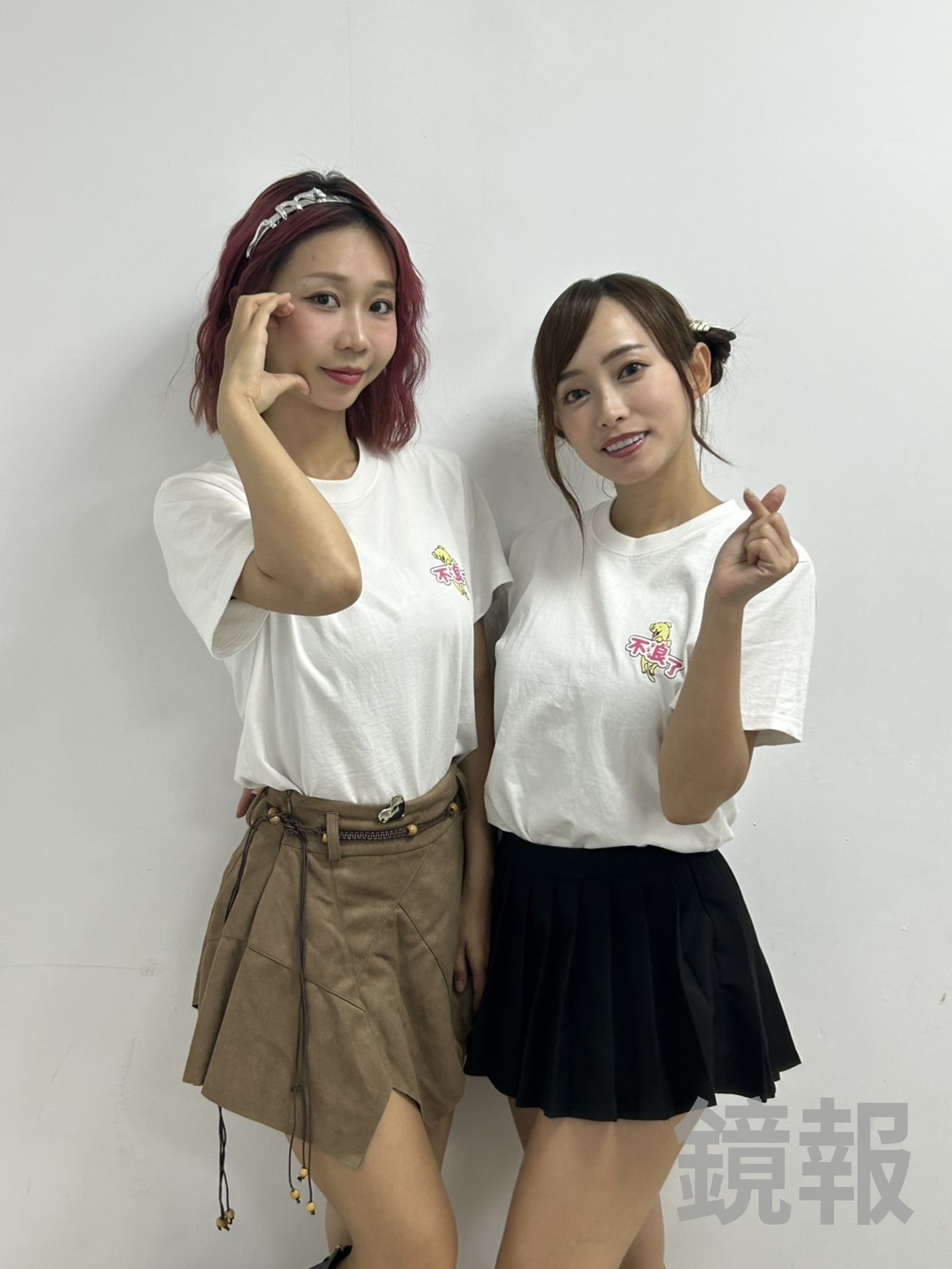 紅髮安娜（左）、丹丹（右）認了自己是宅女。吳昕蓓拍攝