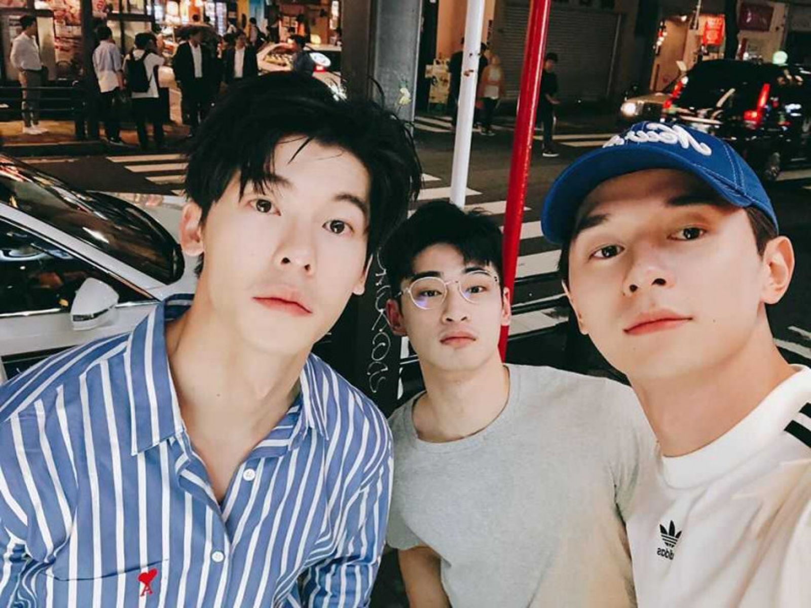 許光漢（左起）、章廣辰、張軒睿三人近來已鮮少同框。TVBS提供