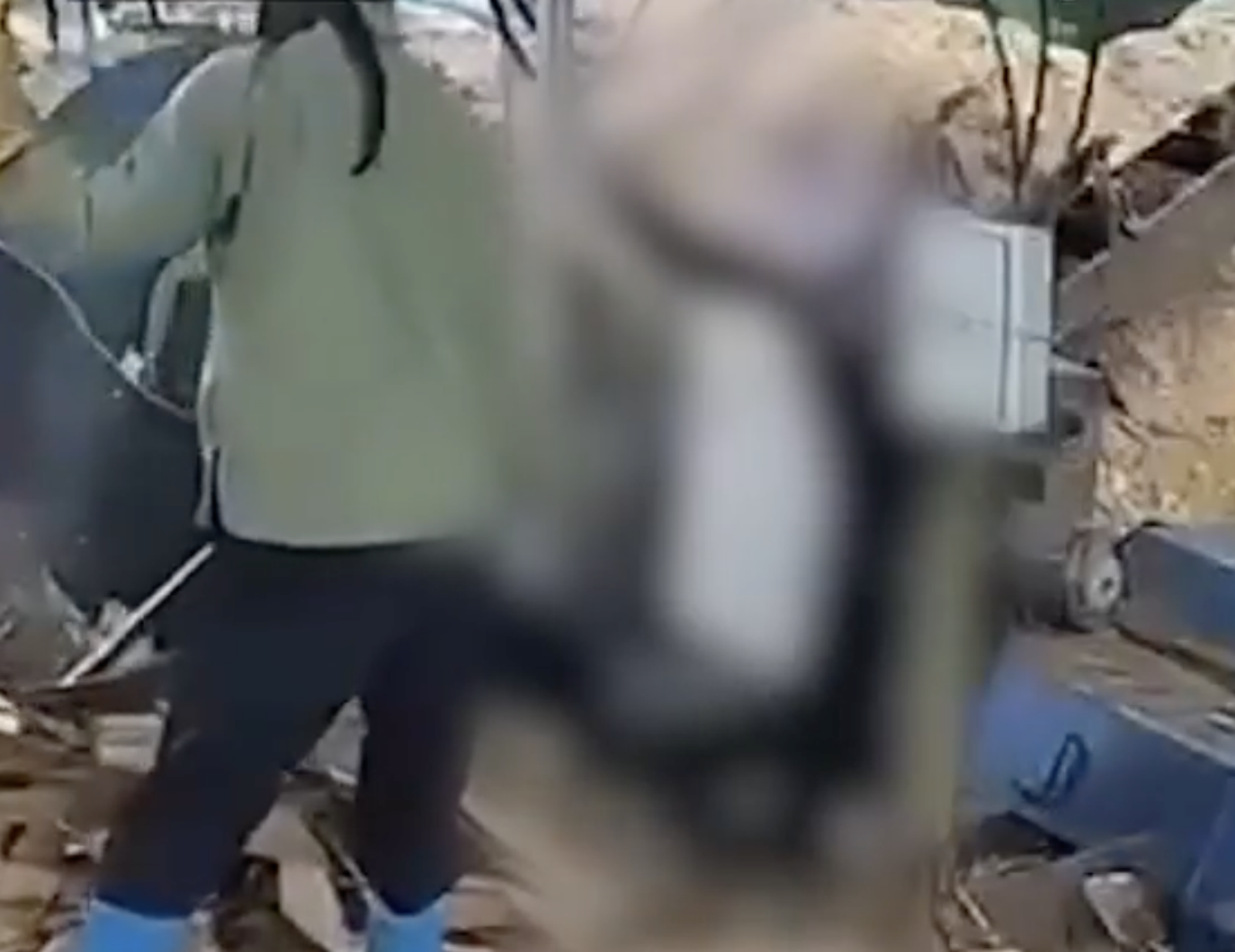 越南一名女工遭捲入碎木機慘死。圖/翻攝自X