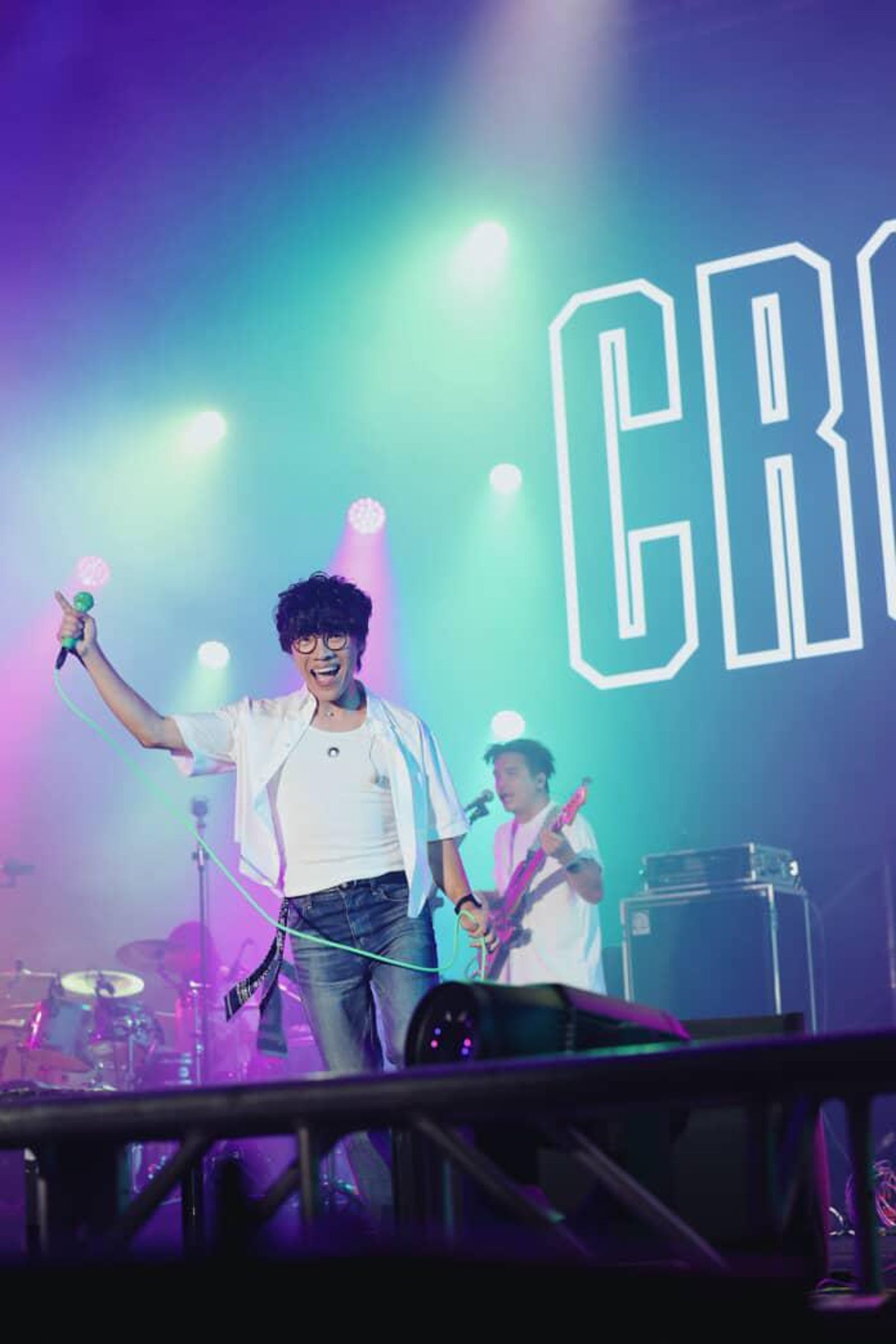 盧廣仲日前在鹿港開唱。翻攝盧廣仲IG