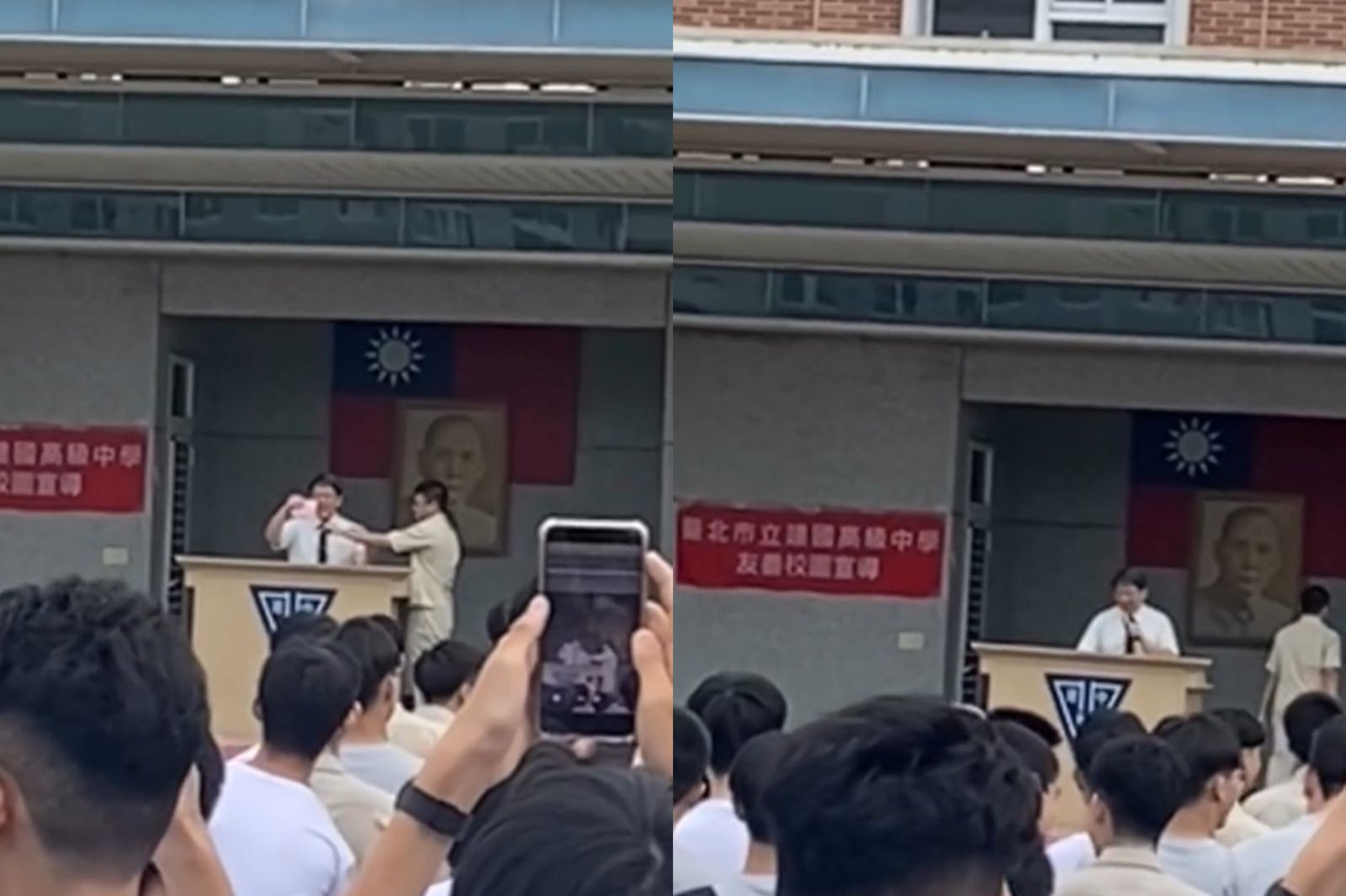 開學日驚喜？北一女校長「要報名學測」網全跪…建中校長「講台上表演」畫面瘋傳
