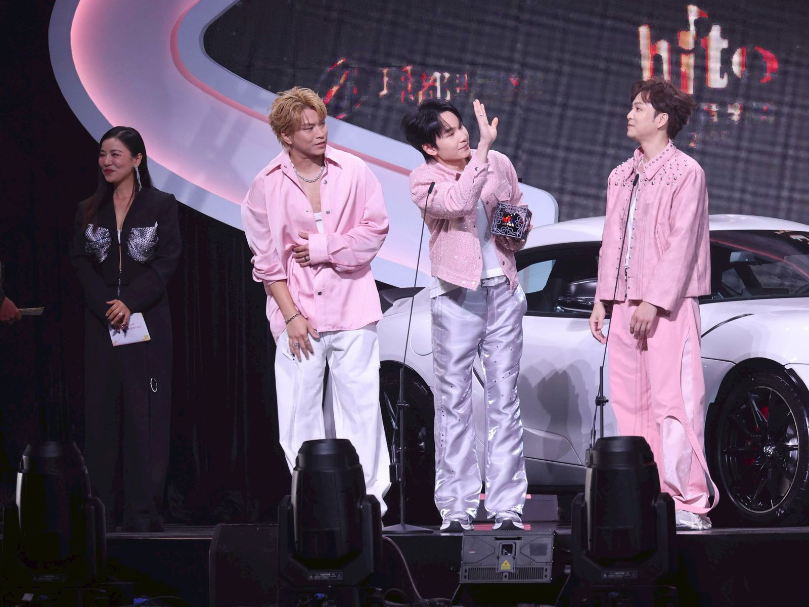 Energy今(21日)出席hito流行音樂獎頒獎典禮。劉耀勻攝