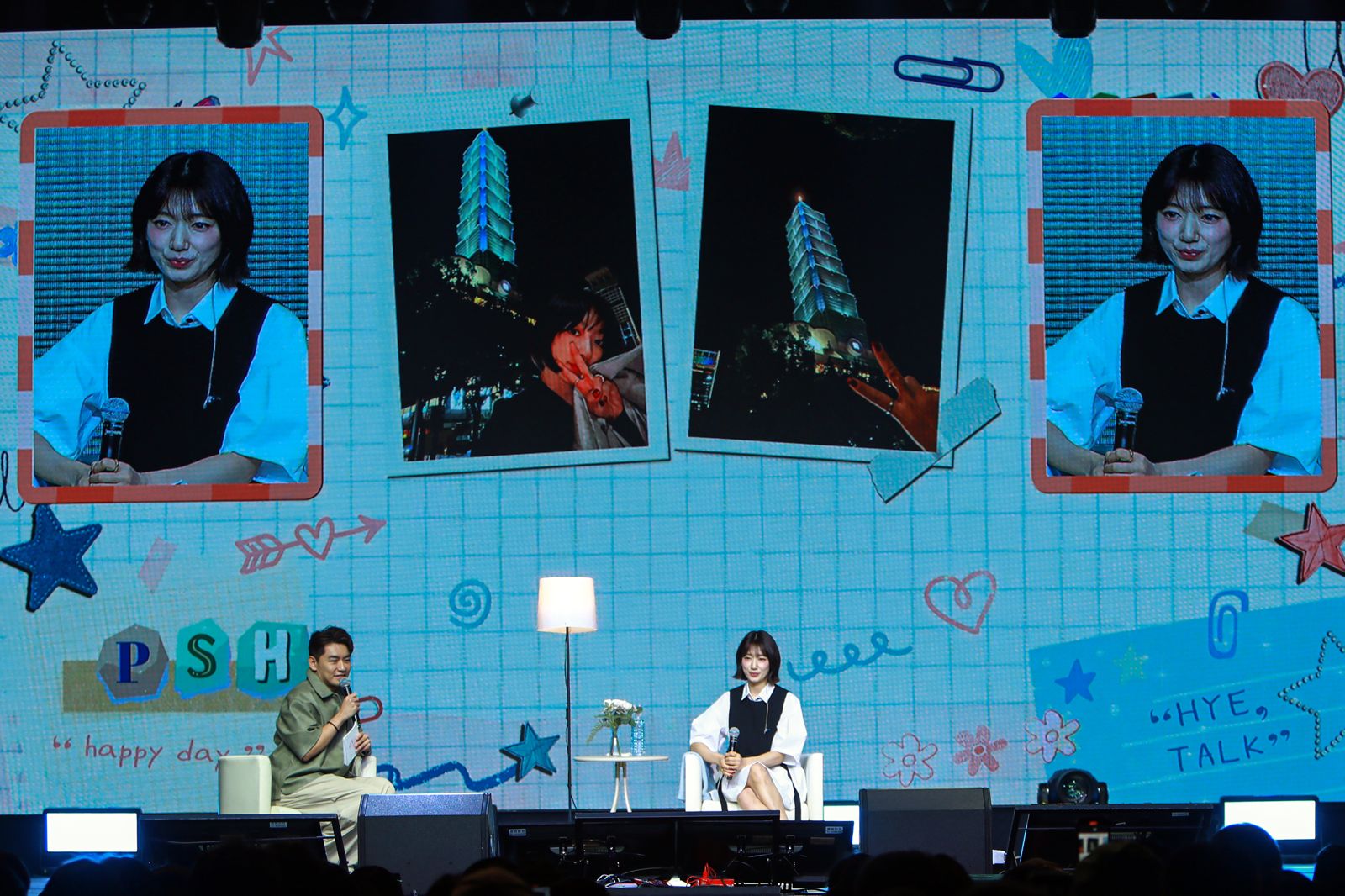 朴信惠現場還跳了組曲舞蹈。D-SHOW提供