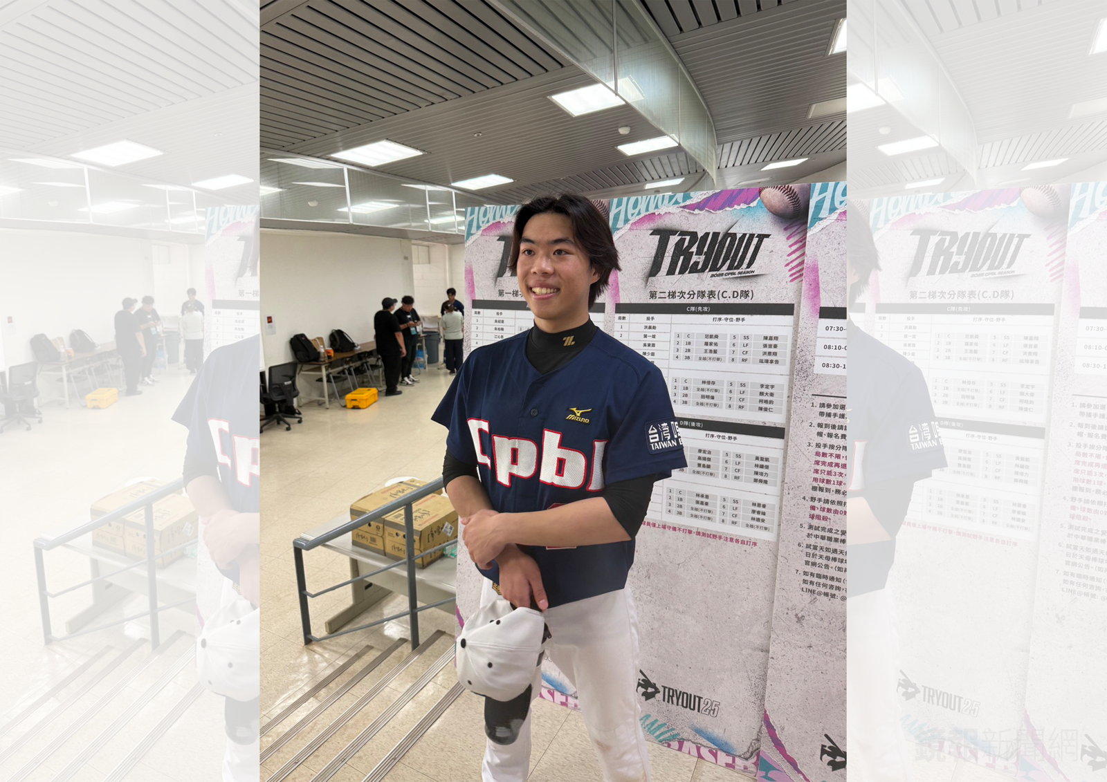 中職/新聞系也能打職棒?林書煒挑戰測試會拚改寫世新歷史