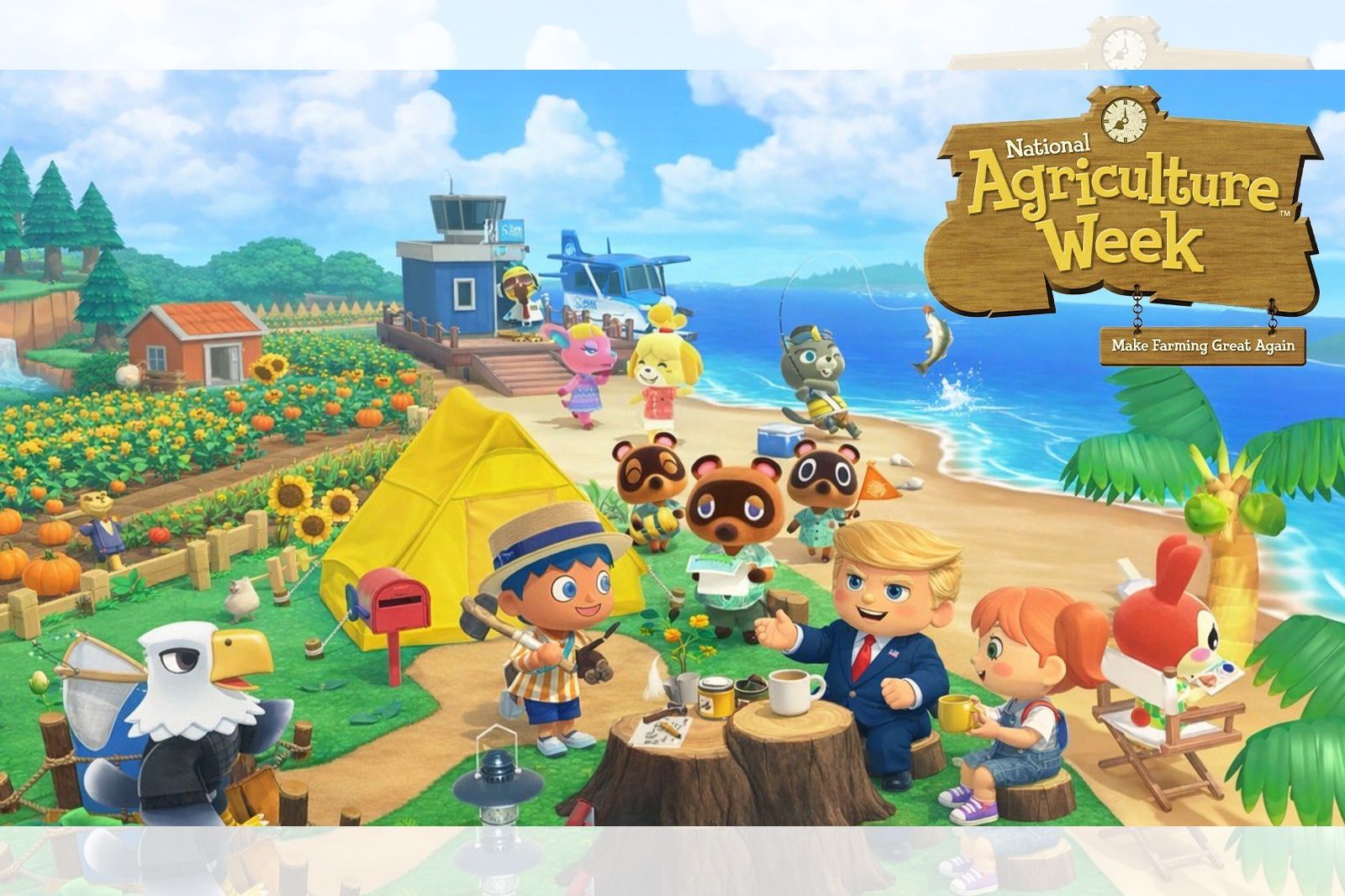 白宮AI宣傳片惹議！變造《動物森友會》角色惹怒玩家