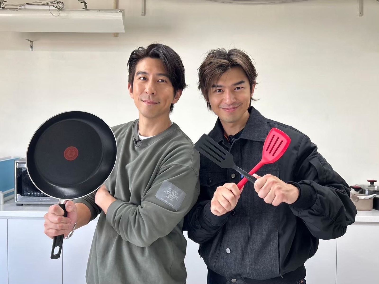 陳柏霖（右）與修杰楷同天因閃兵被逮。《修TIME》提供