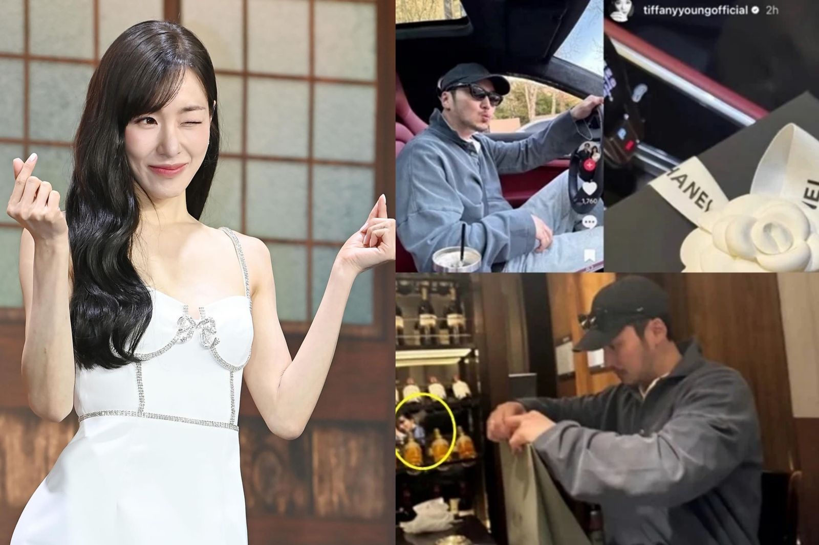 密戀早露餡！Tiffany螢幕初吻獻卞約漢　情侶戒、跑車、鏡中倒影全被抓包