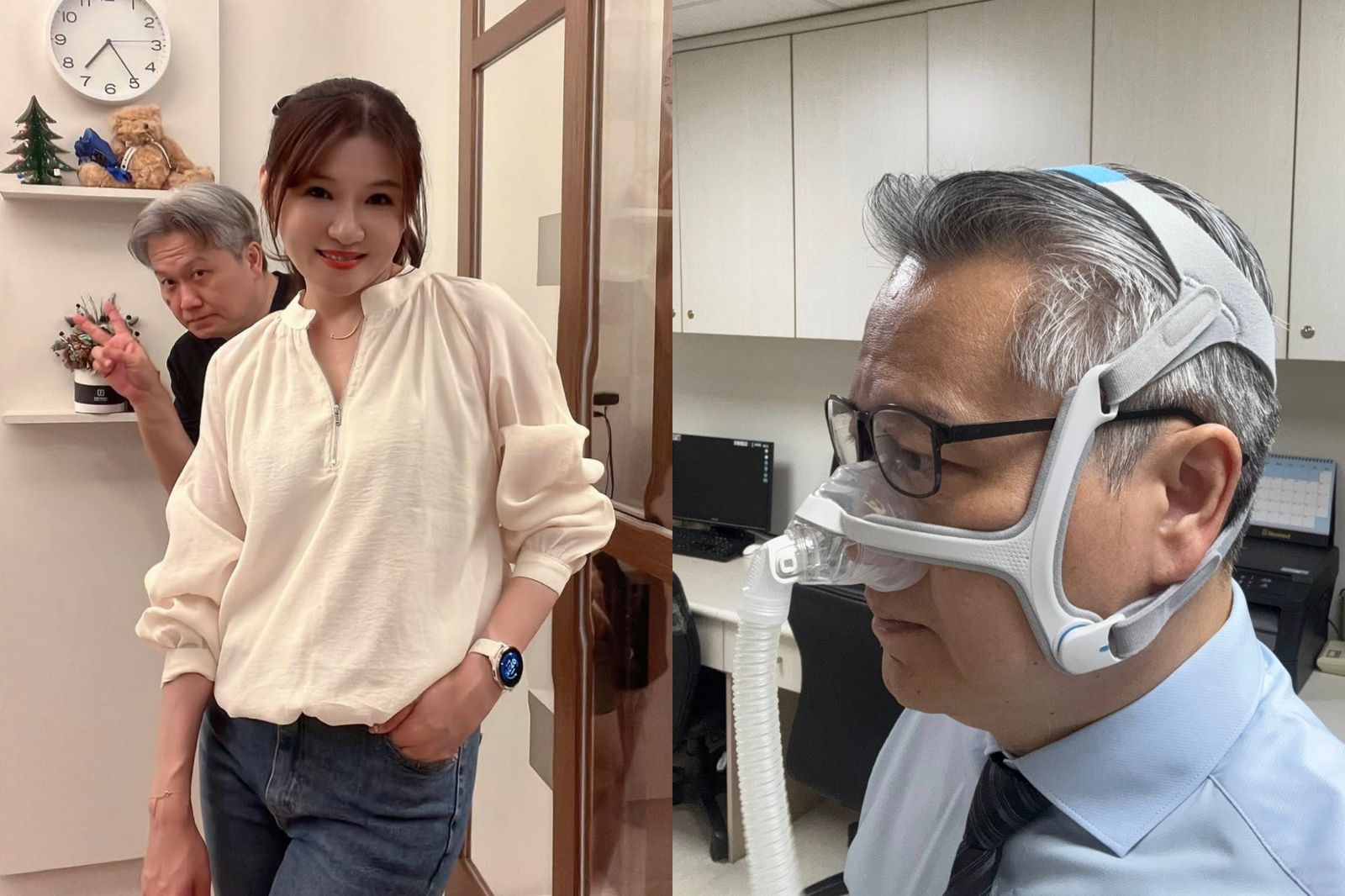 陳志金曝自己也罹患呼吸中止症。圖／翻攝自陳志金臉書