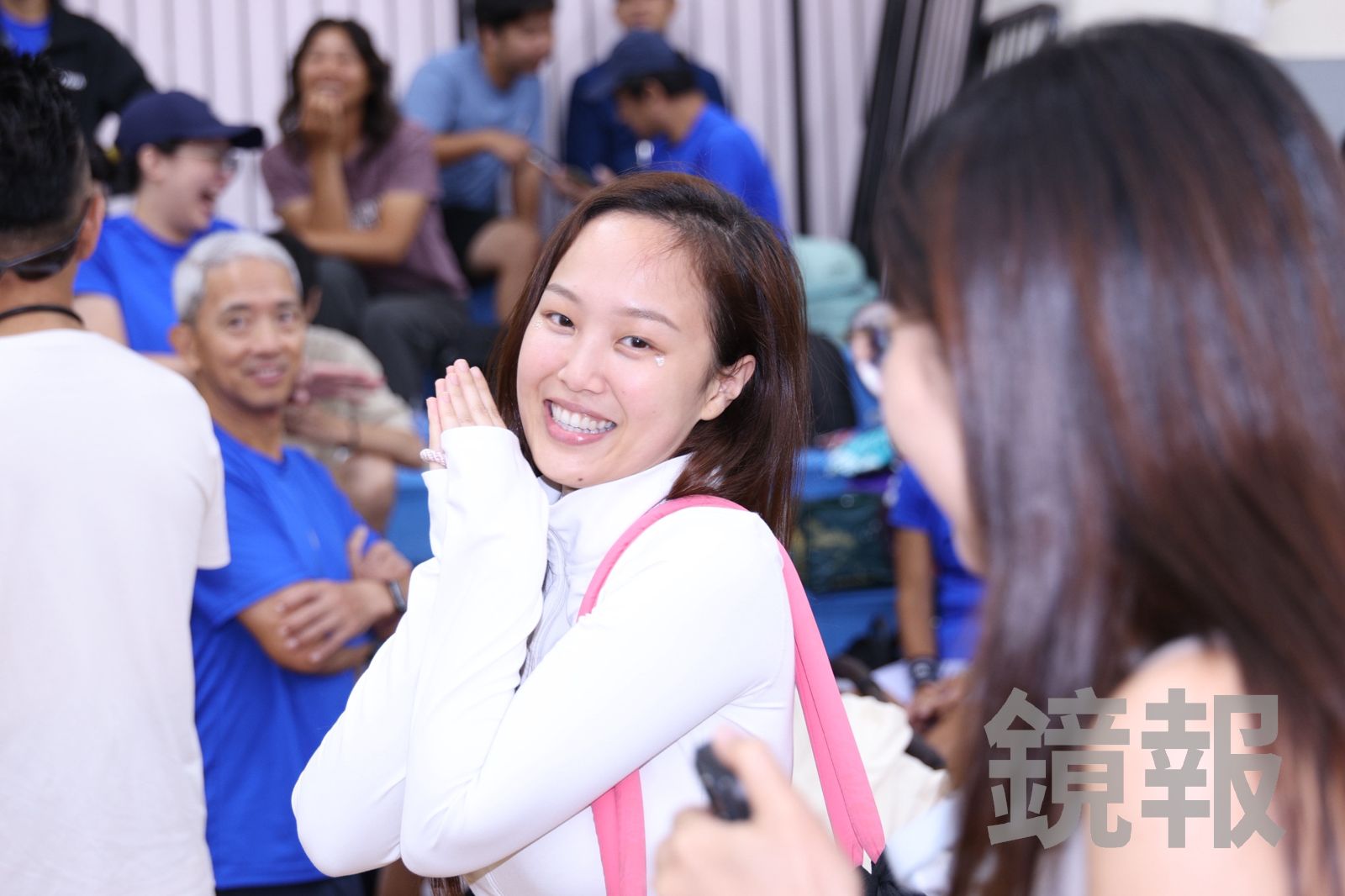 安吉現身匹克球公開賽。劉耀匀攝