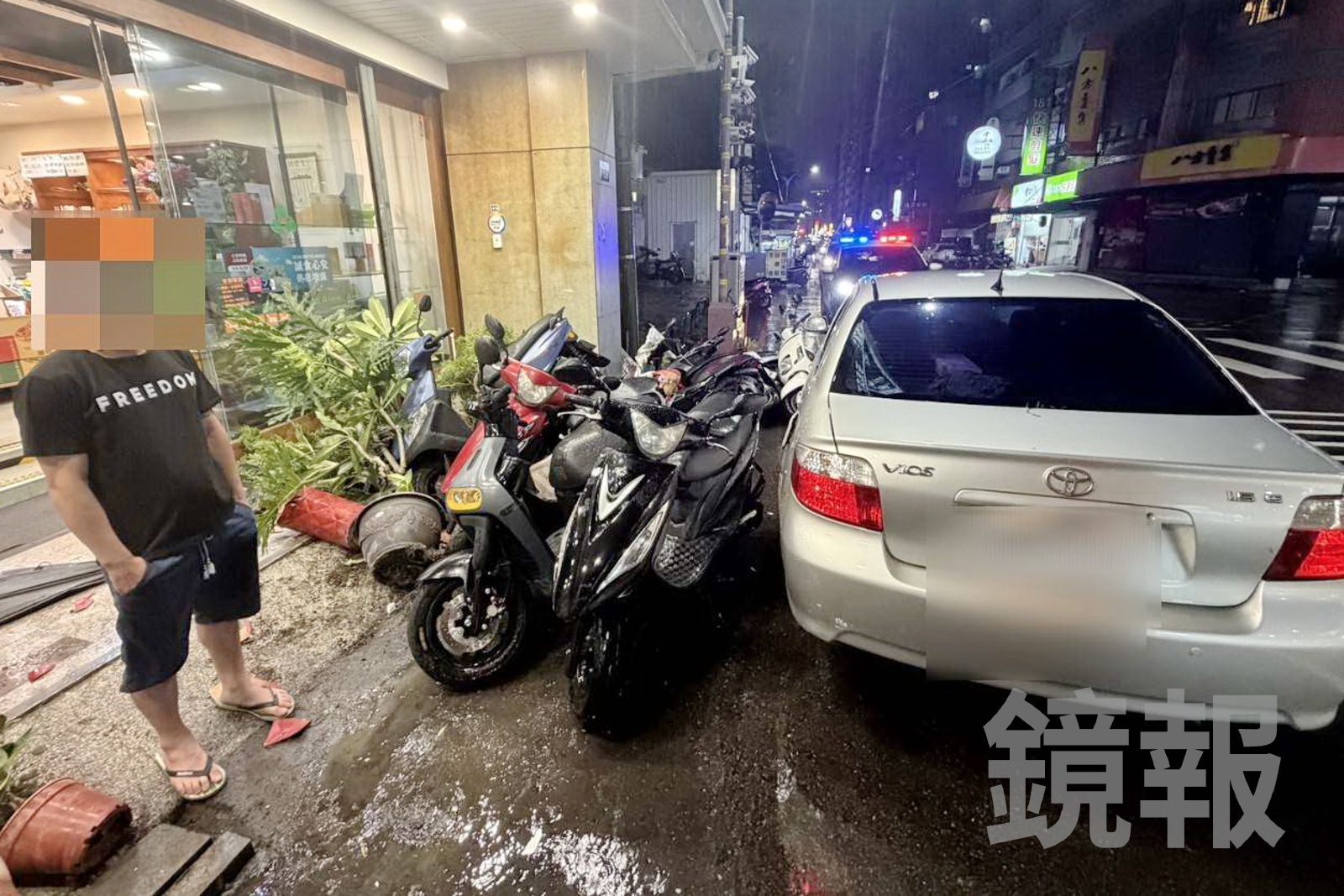 酒測0卻毒篩「雙陽性」!男逆撞9車如骨牌倒 身穿「Freedom」T恤反失去自由