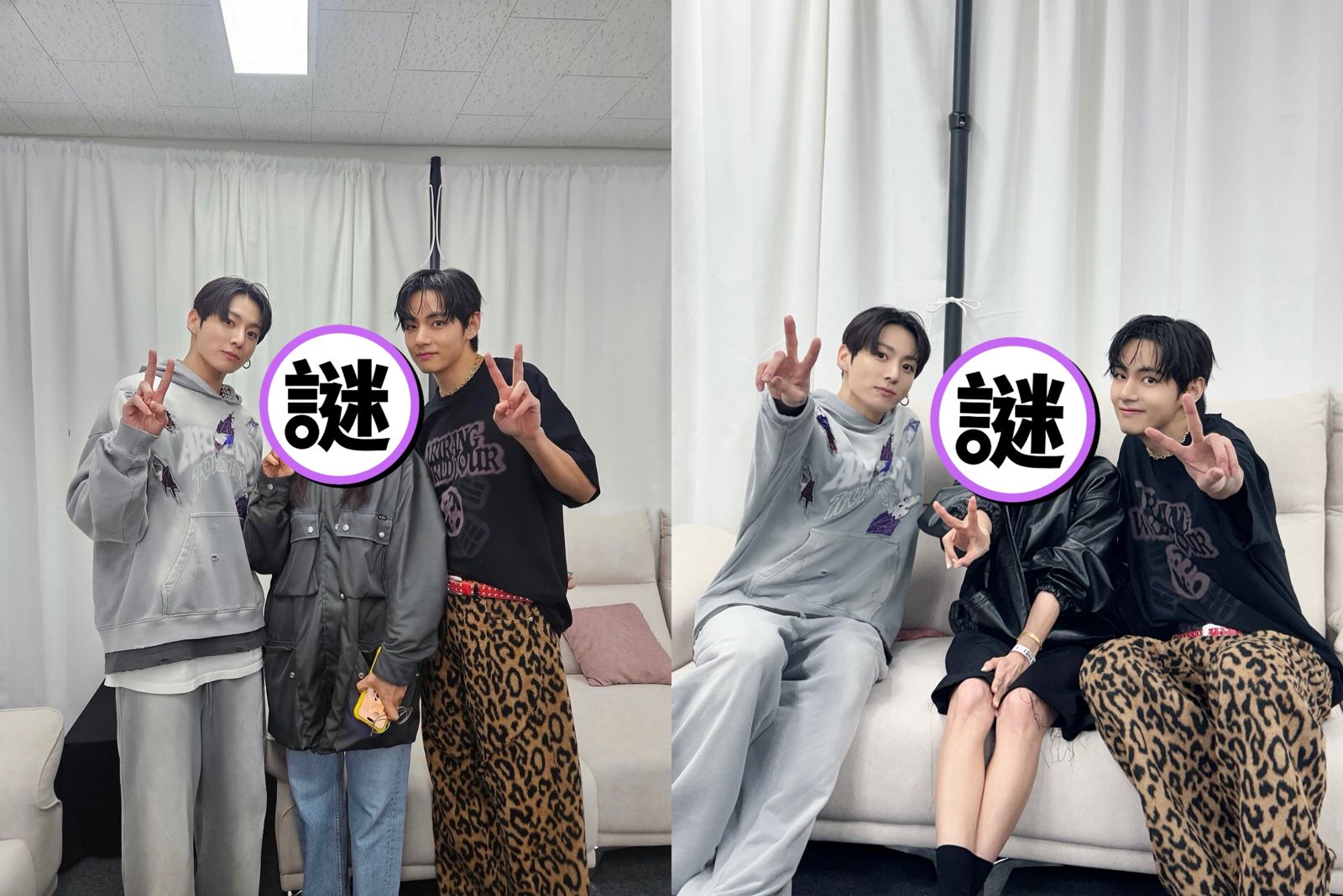 53歲天王嫂、47歲韓劇女神也追星！BTS高陽開唱衝後台貼V、柾國合照…張東健牽「她」現身