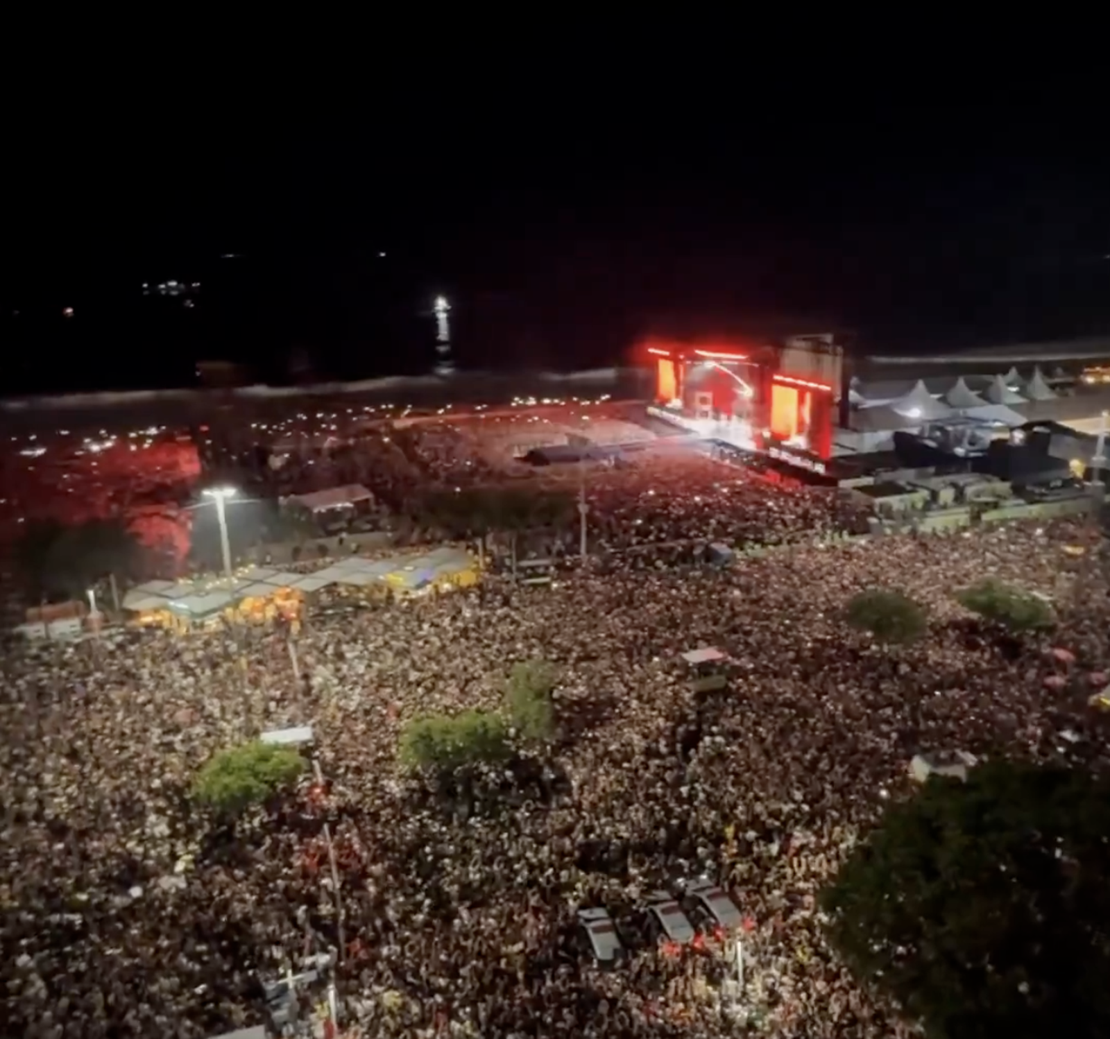 Lady Gaga巴西演唱會。翻攝X @Lady Gaga