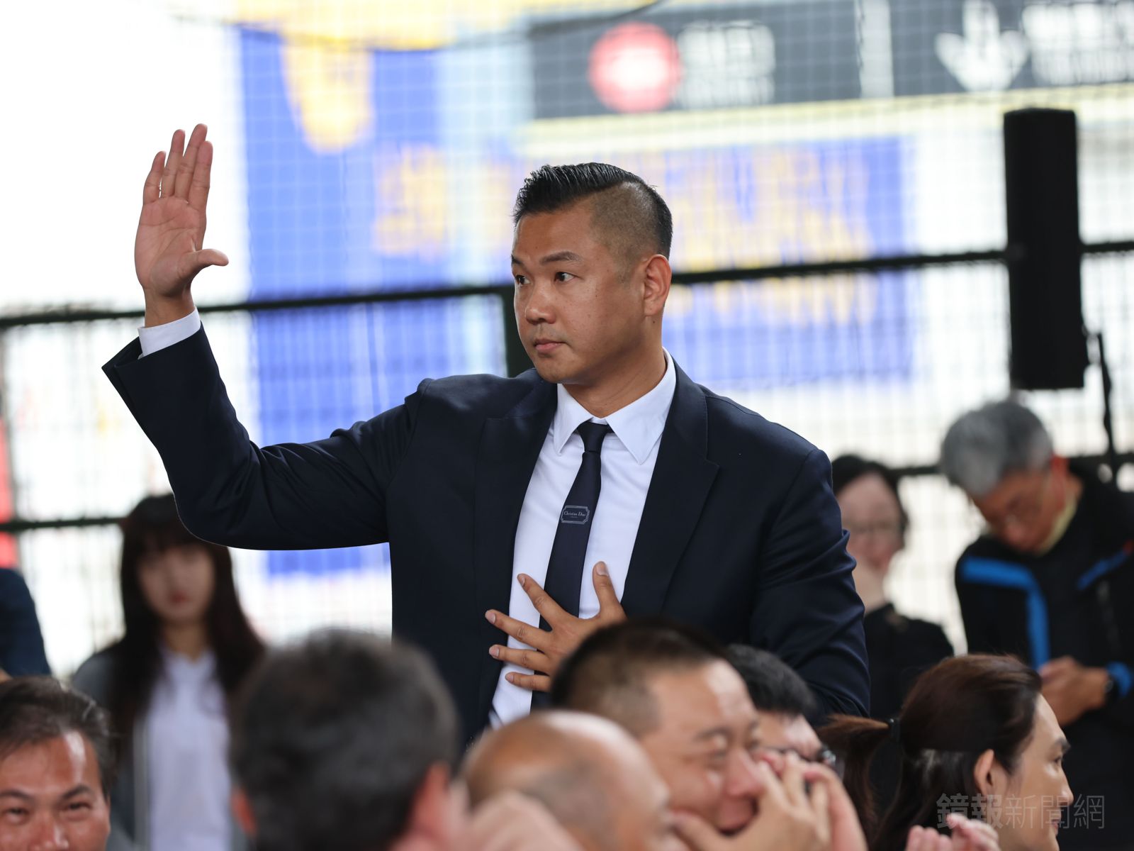 黑人被大牙指控性騷擾。攝影劉耀勻